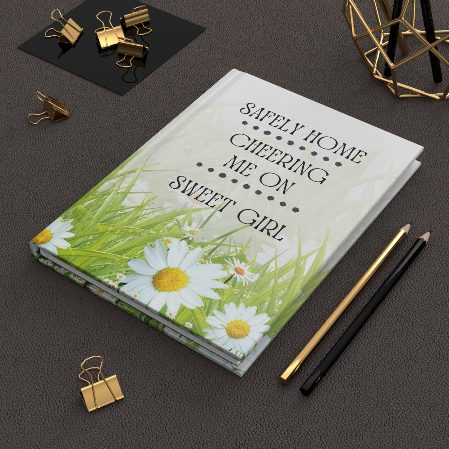 Grief Journal for Loss of Daughter, Granddaughter, Niece, Safely Home Cheering Me On