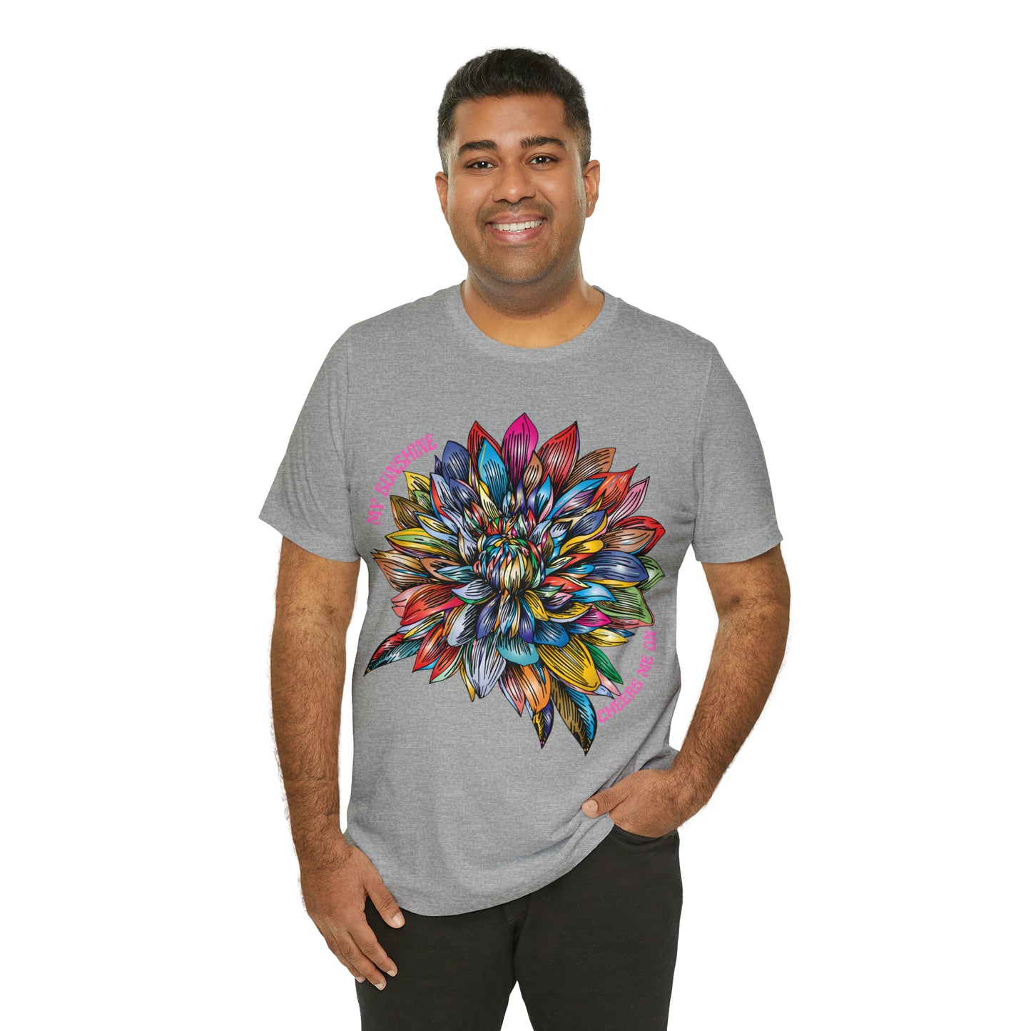 Memorial T-Shirt For Loss of Loved One, My Sunshine is Cheering Me On From Heaven
