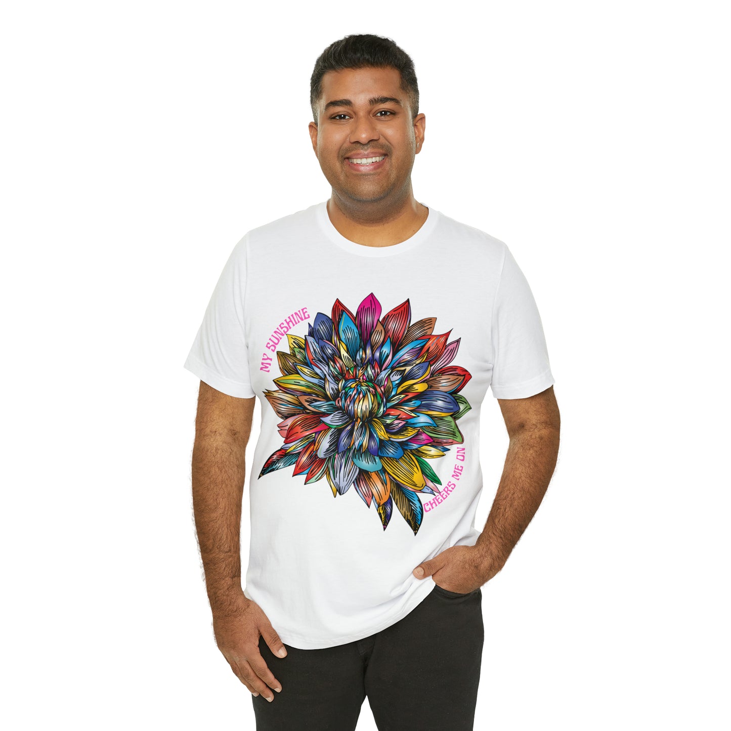 Memorial T-Shirt For Loss of Loved One, My Sunshine is Cheering Me On From Heaven