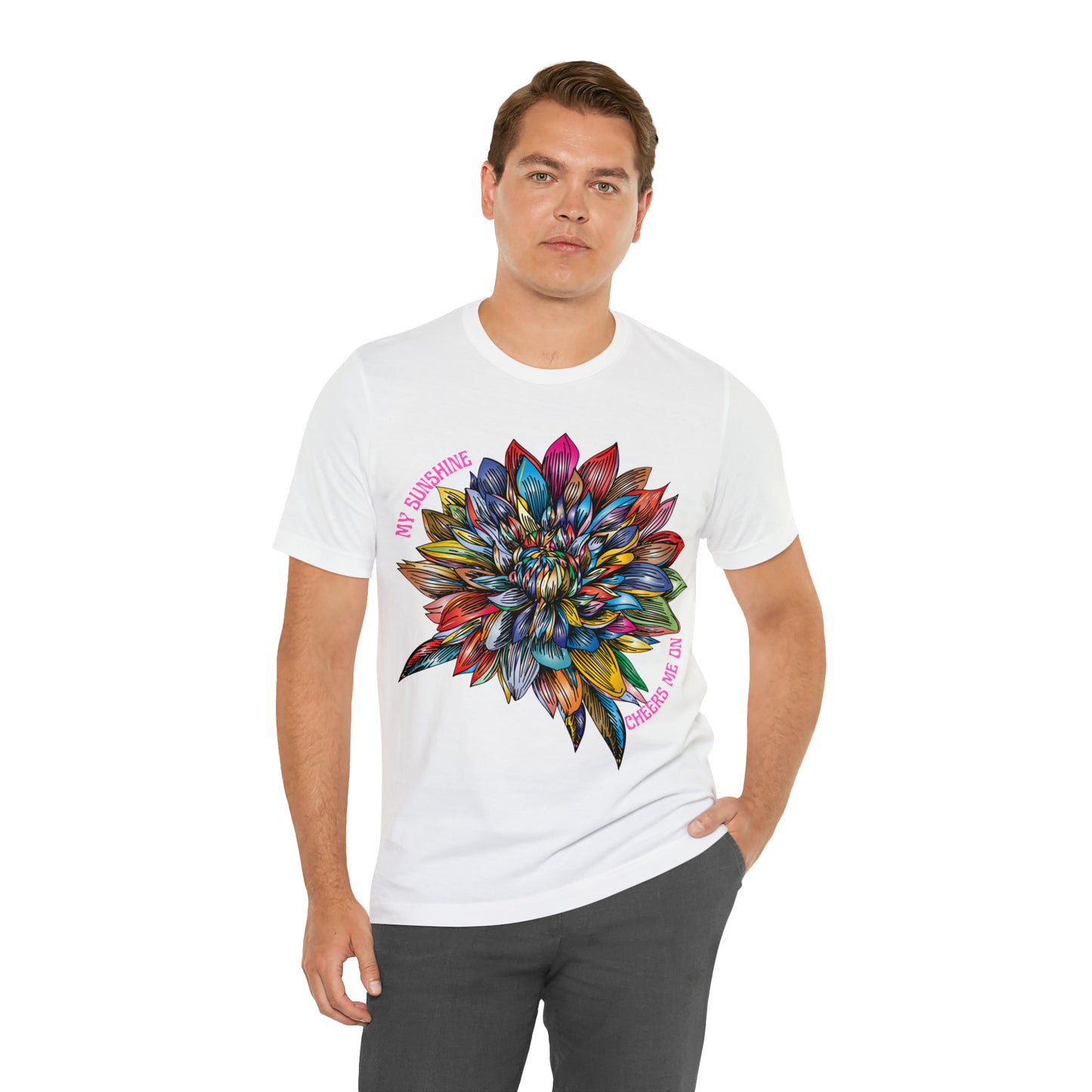 Memorial T-Shirt For Loss of Loved One, My Sunshine is Cheering Me On From Heaven