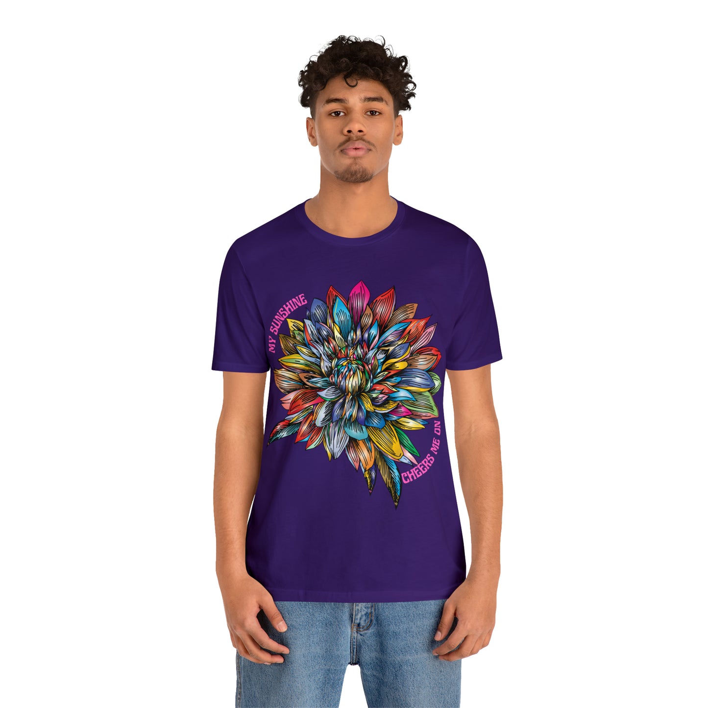 Memorial T-Shirt For Loss of Loved One, My Sunshine is Cheering Me On From Heaven