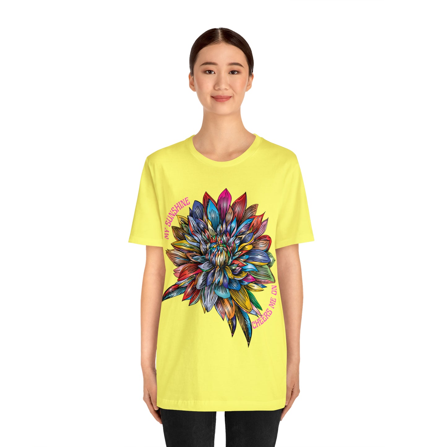 Memorial T-Shirt For Loss of Loved One, My Sunshine is Cheering Me On From Heaven