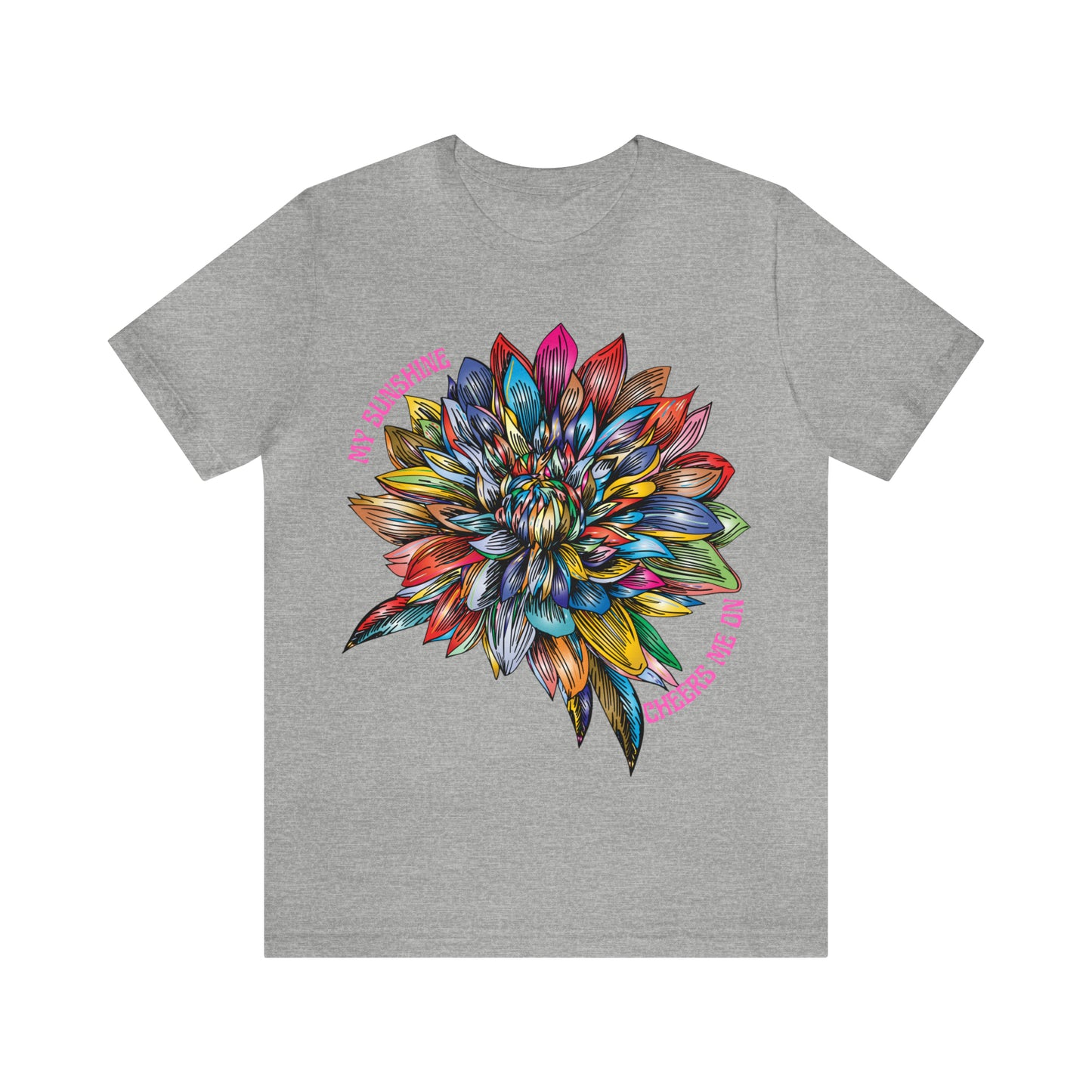 Memorial T-Shirt For Loss of Loved One, My Sunshine is Cheering Me On From Heaven