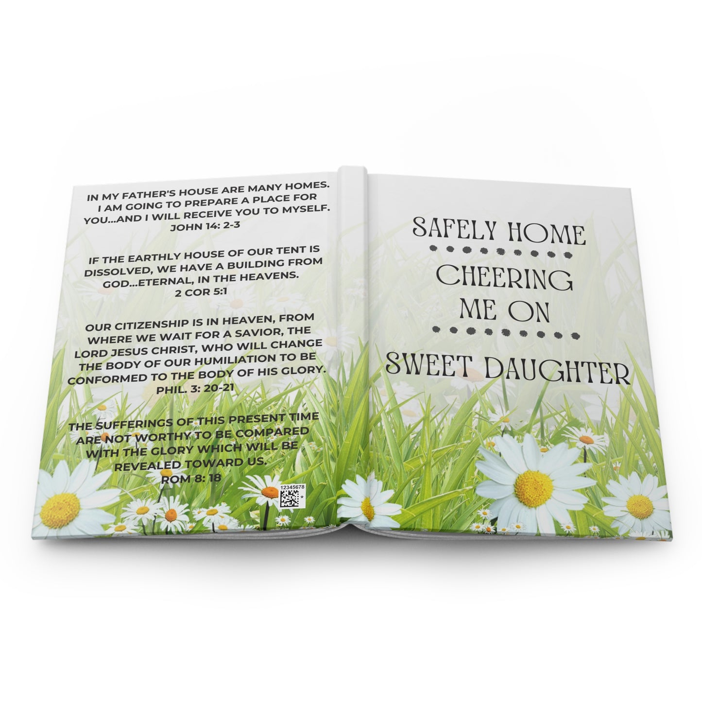 Grief Journal for Loss of Daughter, Cheering Me On From Heaven