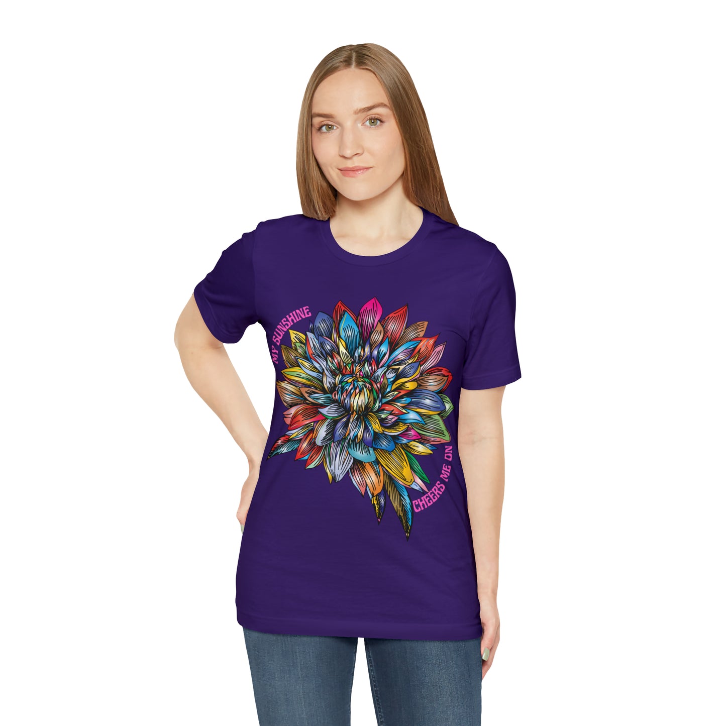 Memorial T-Shirt For Loss of Loved One, My Sunshine is Cheering Me On From Heaven