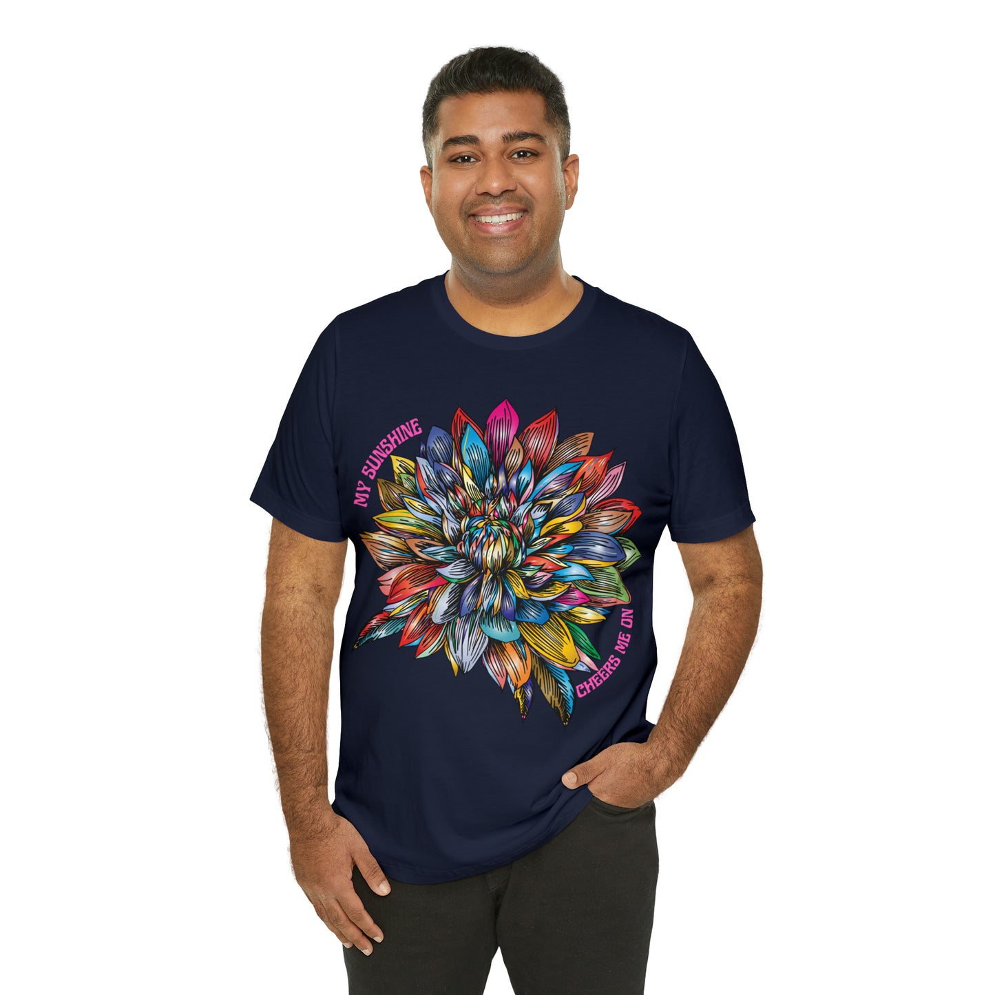 Memorial T-Shirt For Loss of Loved One, My Sunshine is Cheering Me On From Heaven