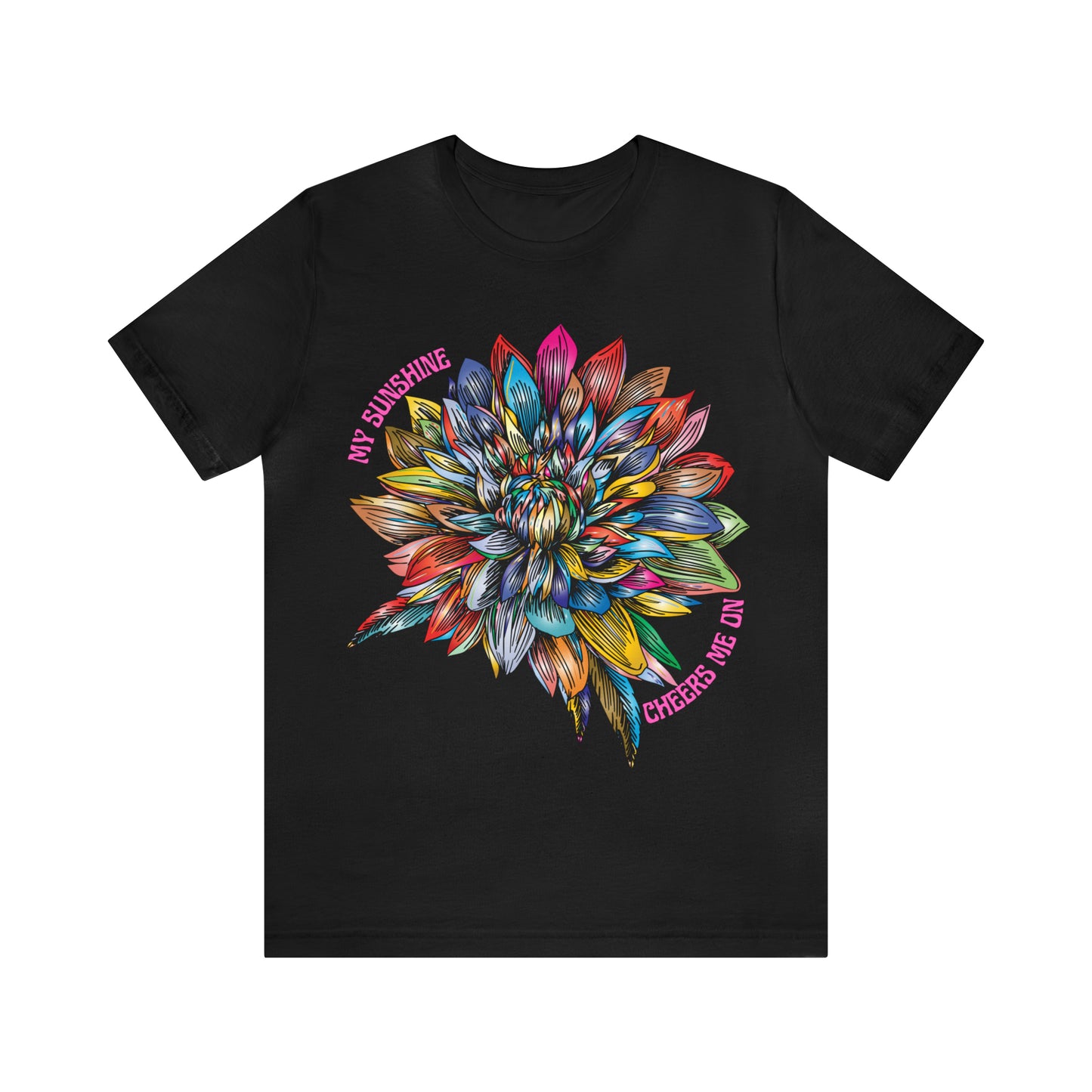 Memorial T-Shirt For Loss of Loved One, My Sunshine is Cheering Me On From Heaven