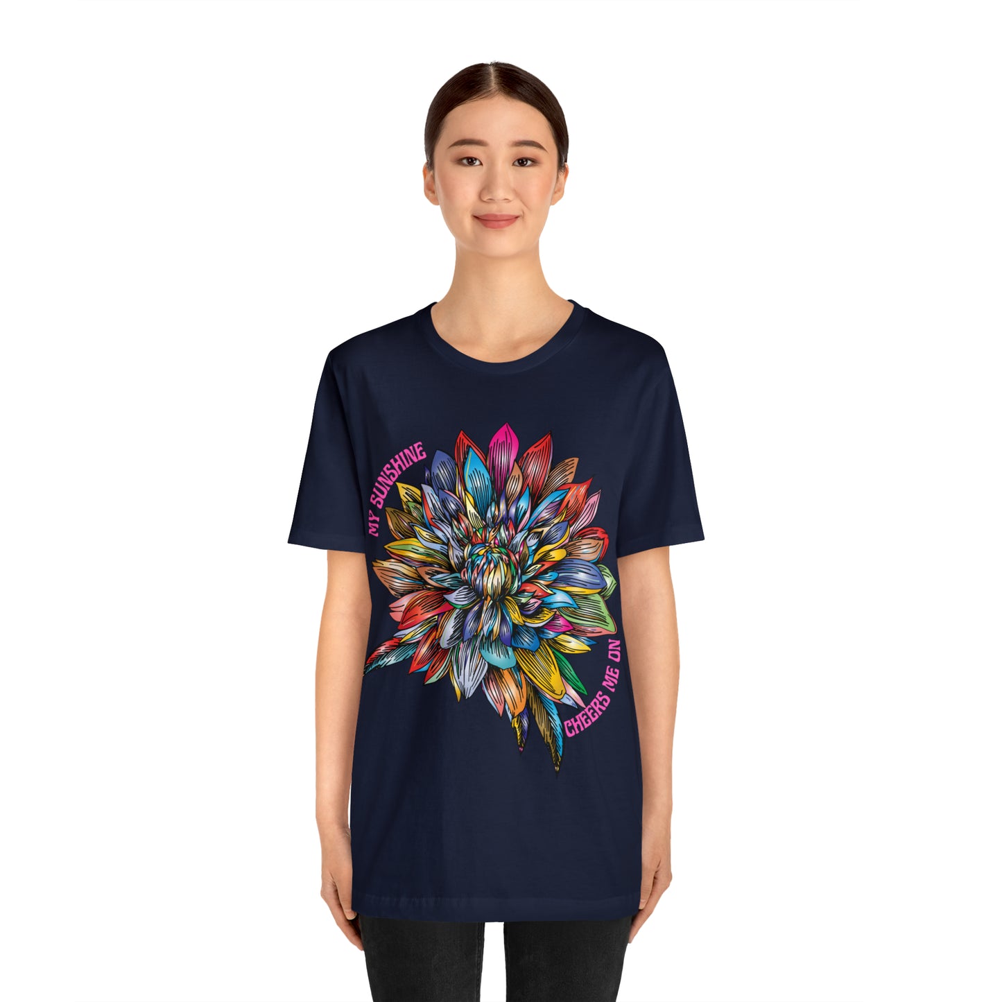 Memorial T-Shirt For Loss of Loved One, My Sunshine is Cheering Me On From Heaven