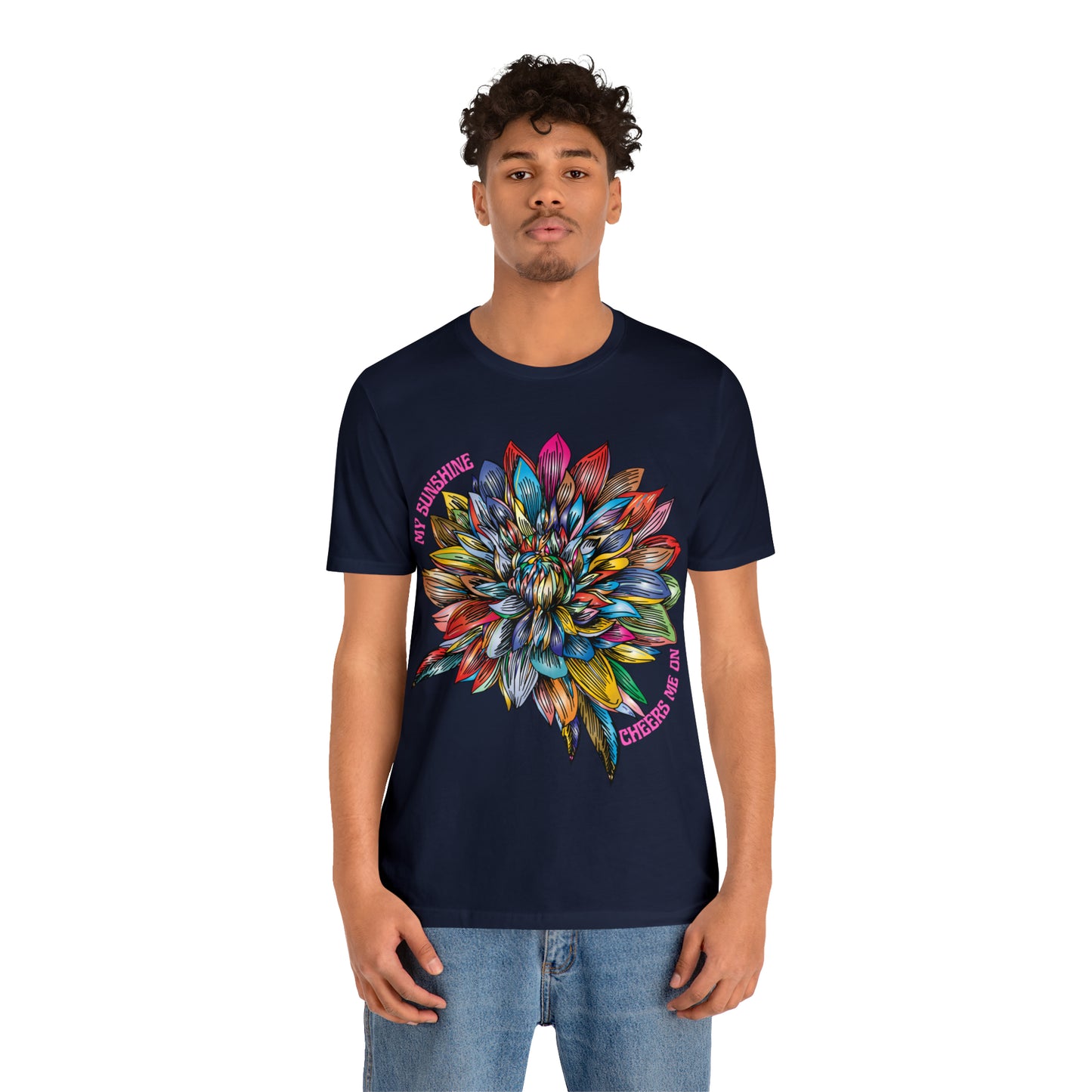 Memorial T-Shirt For Loss of Loved One, My Sunshine is Cheering Me On From Heaven