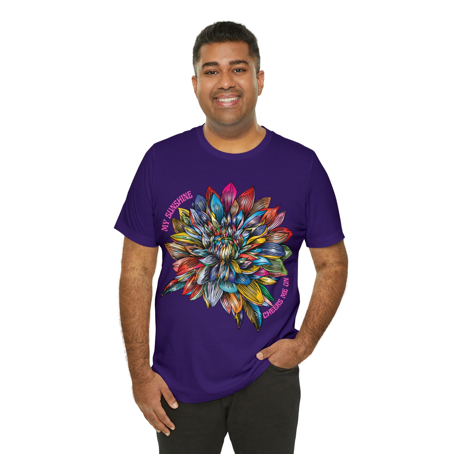 Memorial T-Shirt For Loss of Loved One, My Sunshine is Cheering Me On From Heaven