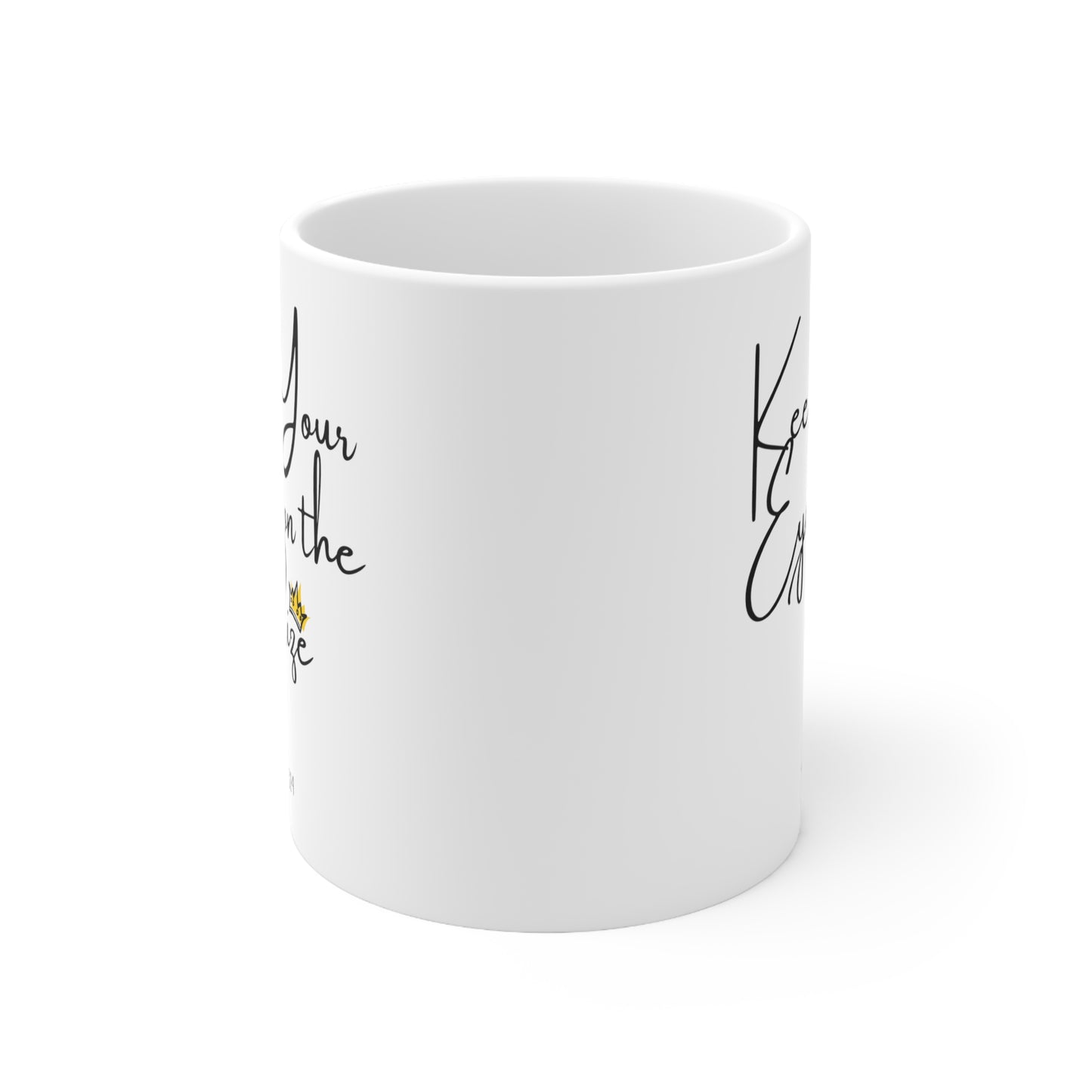 Christian Bible Gift Mug, Philippians 3:14, Keep Your Eyes on the Prize