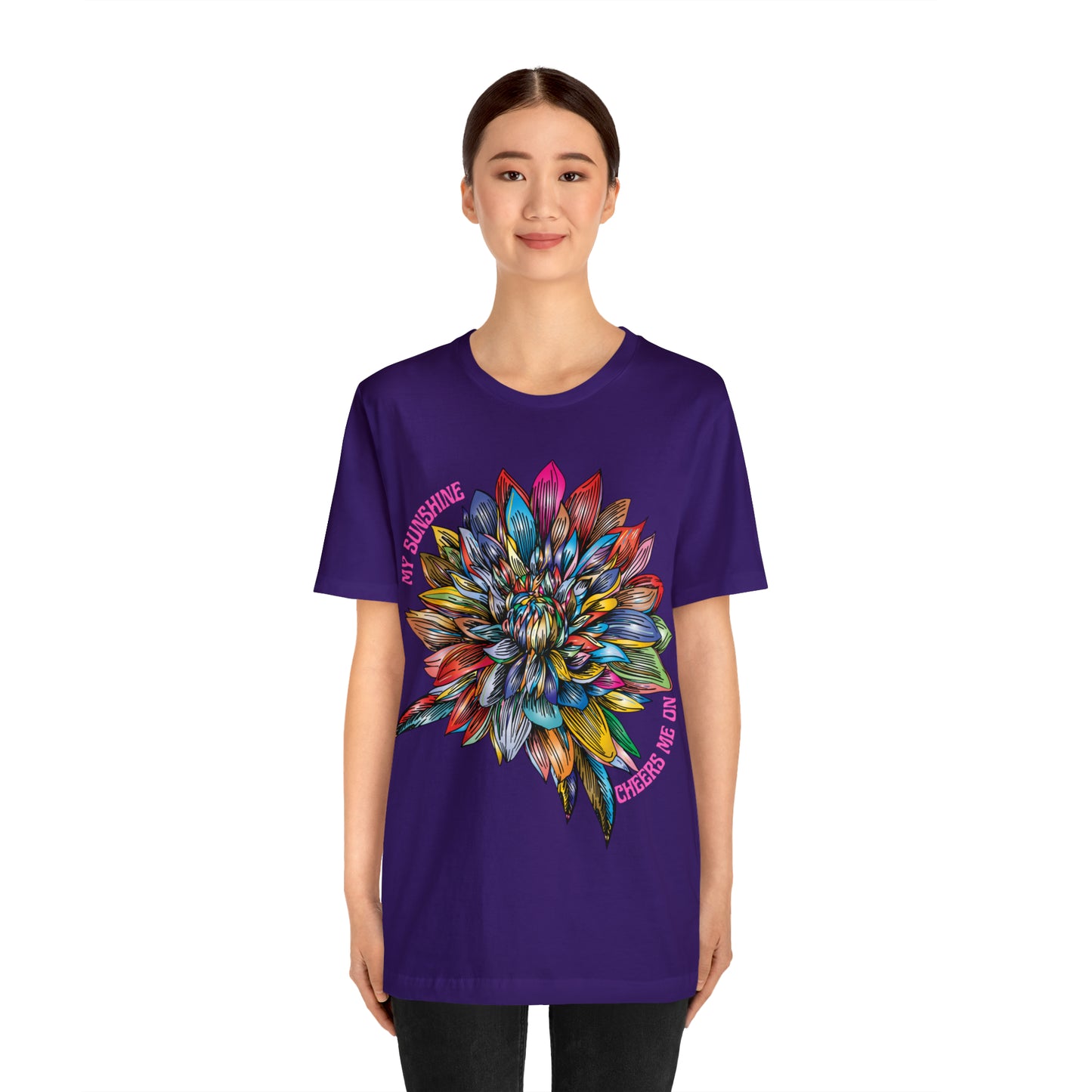 Memorial T-Shirt For Loss of Loved One, My Sunshine is Cheering Me On From Heaven