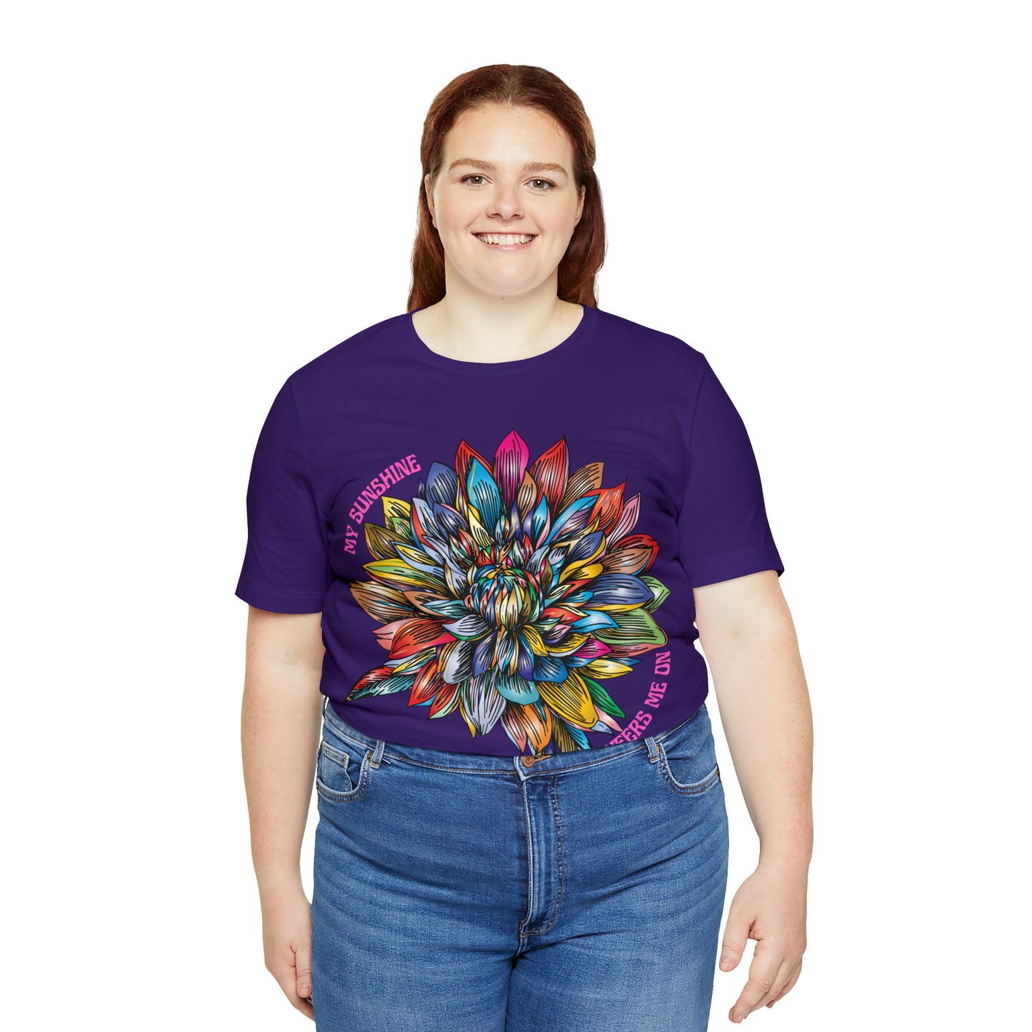 Memorial T-Shirt For Loss of Loved One, My Sunshine is Cheering Me On From Heaven