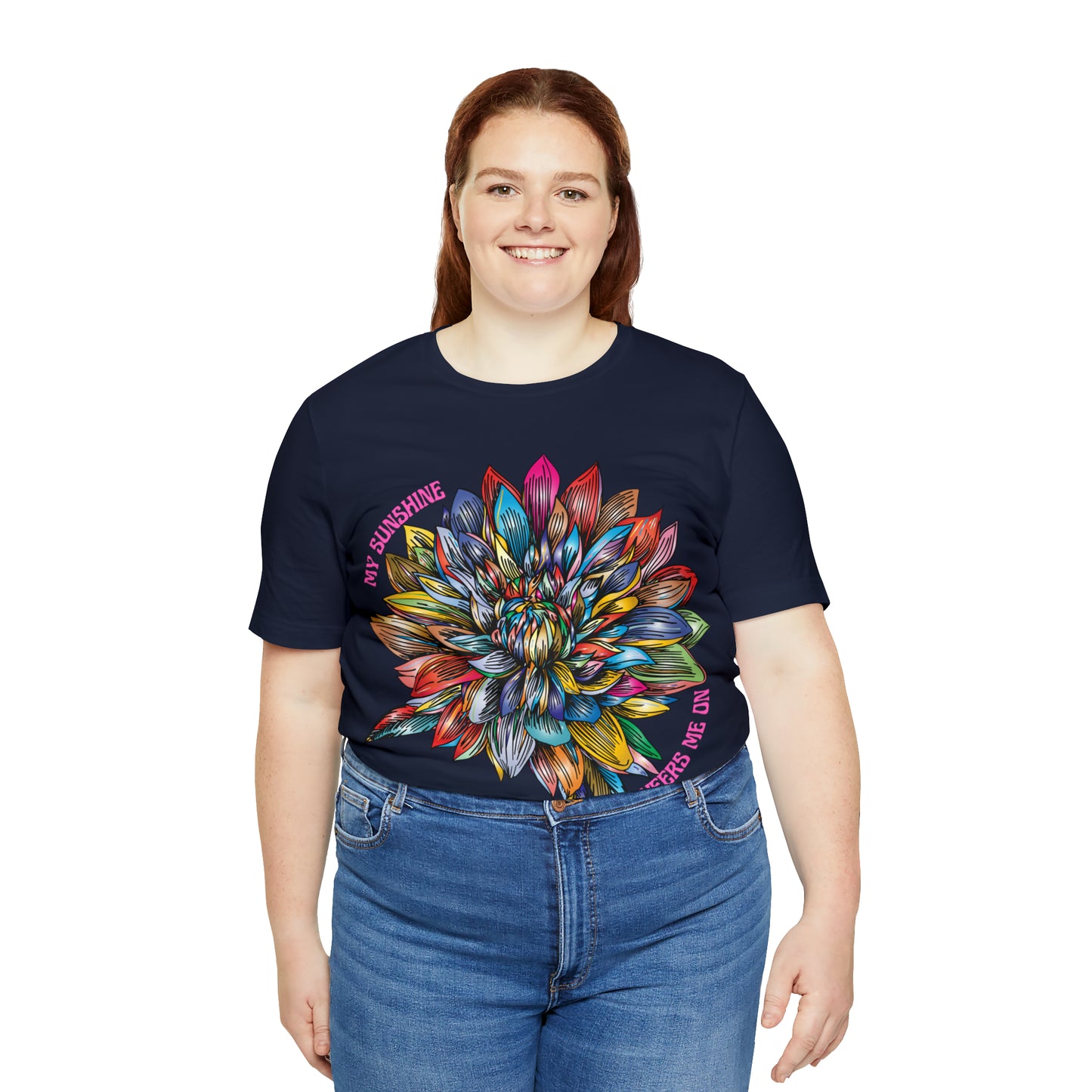 Memorial T-Shirt For Loss of Loved One, My Sunshine is Cheering Me On From Heaven