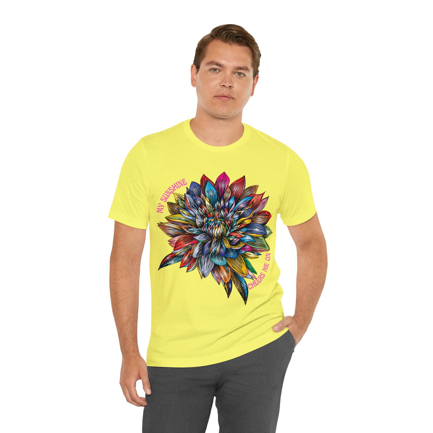 Memorial T-Shirt For Loss of Loved One, My Sunshine is Cheering Me On From Heaven