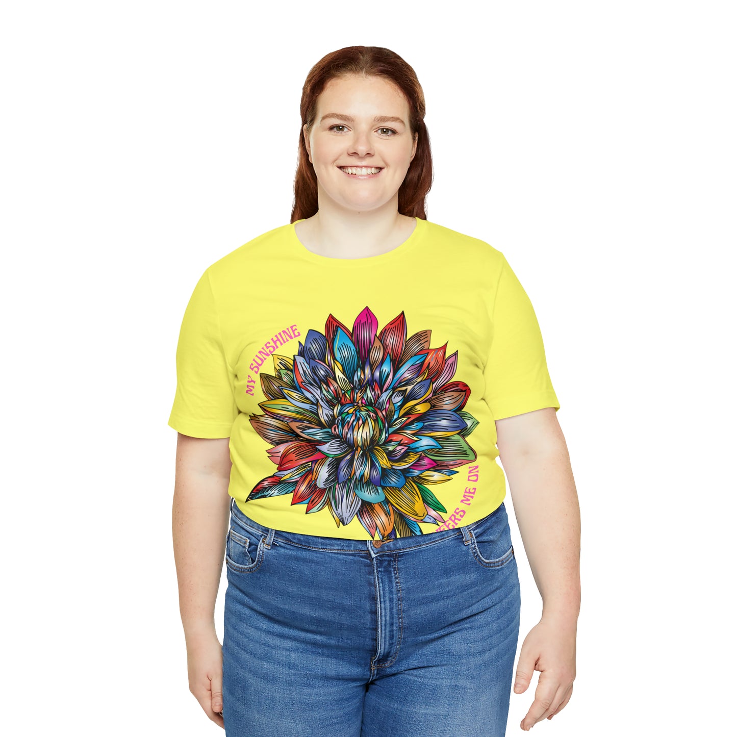 Memorial T-Shirt For Loss of Loved One, My Sunshine is Cheering Me On From Heaven