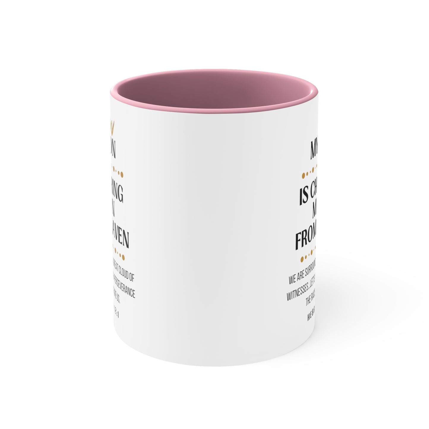 Son Memorial Gift Mug, Cheering Me on from Heaven