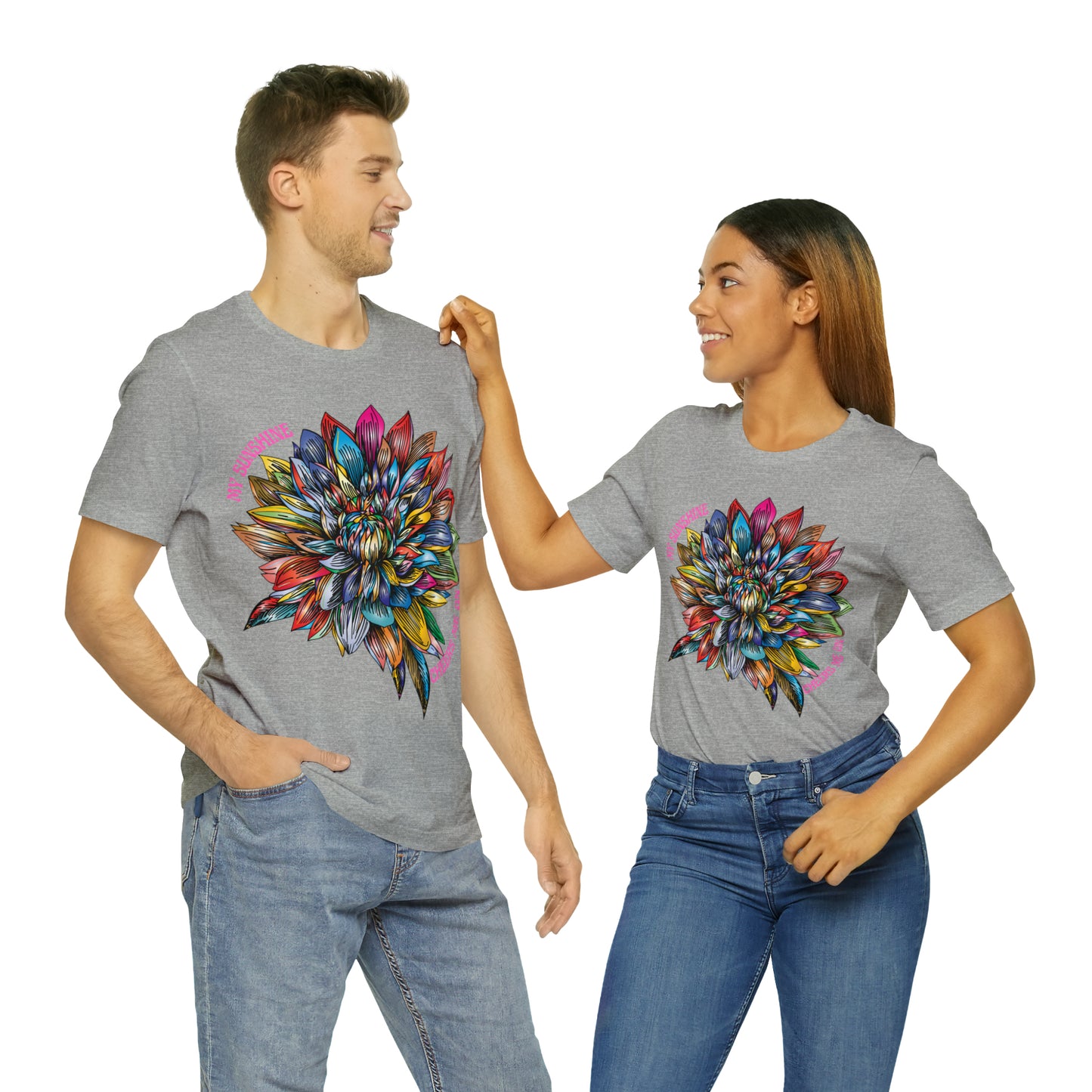 Memorial T-Shirt For Loss of Loved One, My Sunshine is Cheering Me On From Heaven
