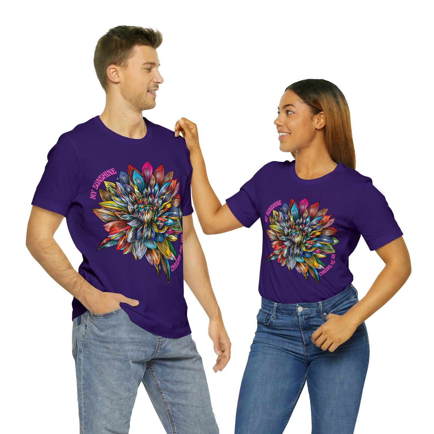 Memorial T-Shirt For Loss of Loved One, My Sunshine is Cheering Me On From Heaven