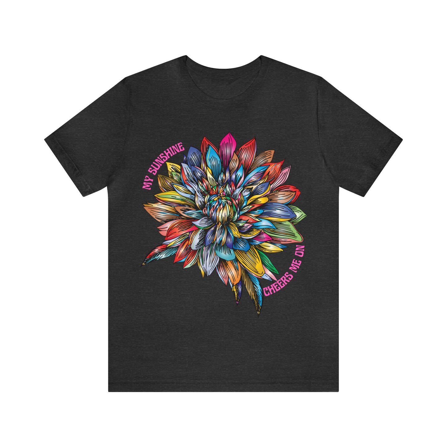 Memorial T-Shirt For Loss of Loved One, My Sunshine is Cheering Me On From Heaven