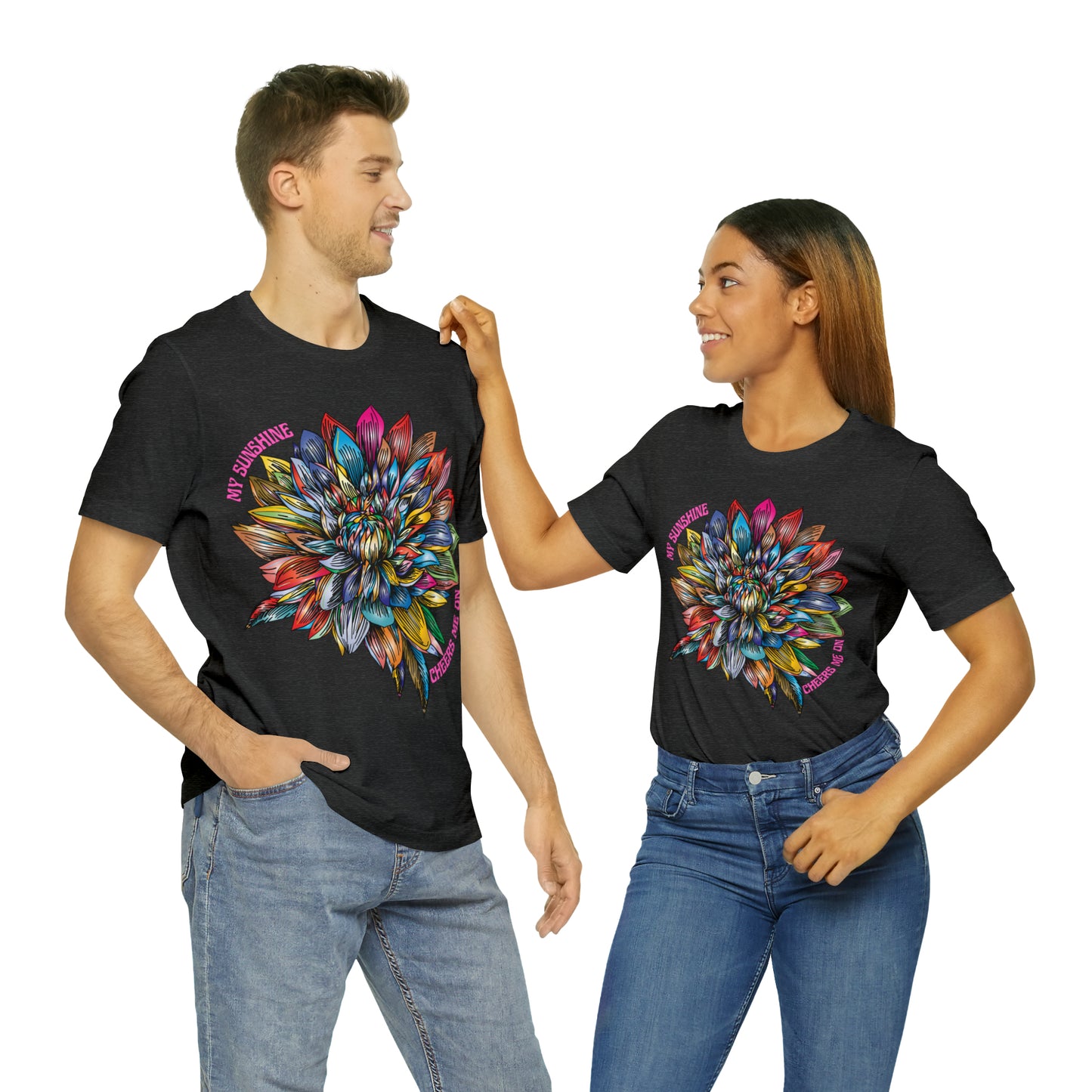 Memorial T-Shirt For Loss of Loved One, My Sunshine is Cheering Me On From Heaven
