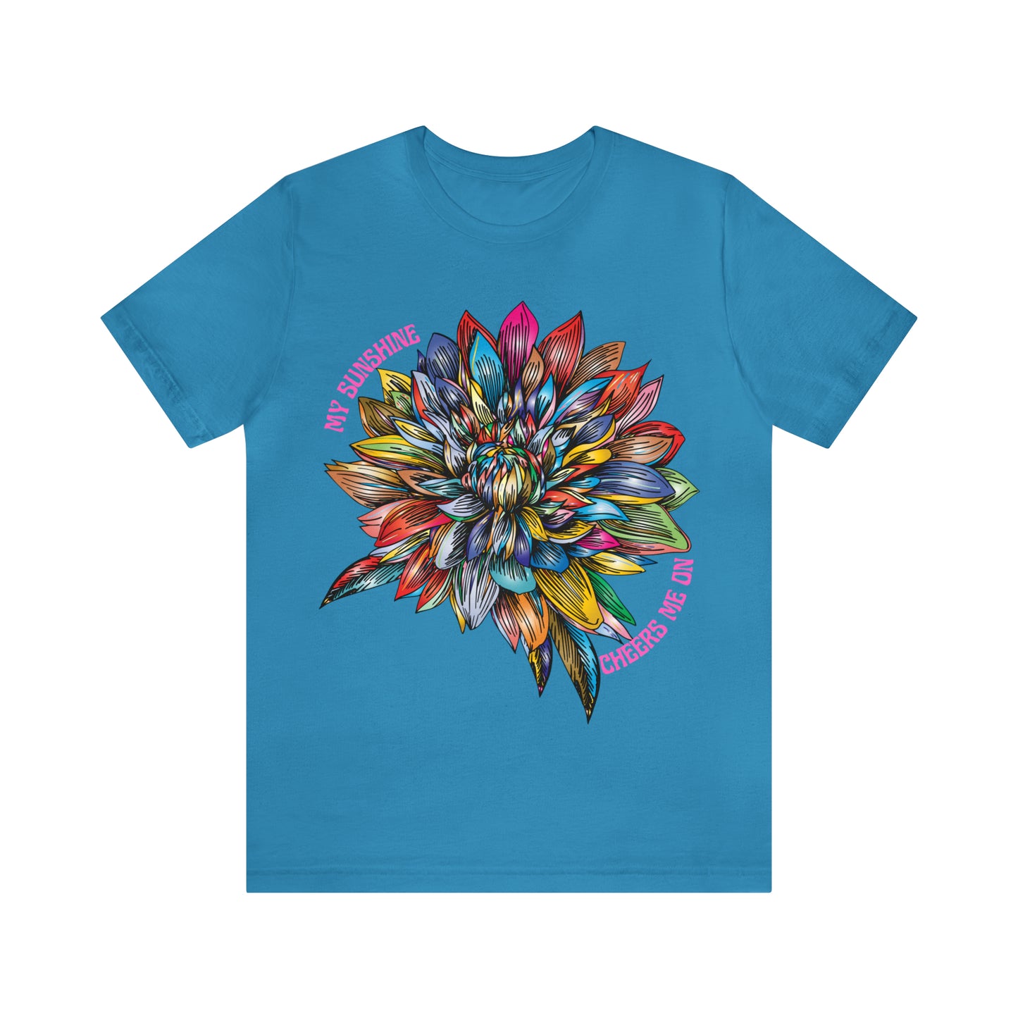Memorial T-Shirt For Loss of Loved One, My Sunshine is Cheering Me On From Heaven