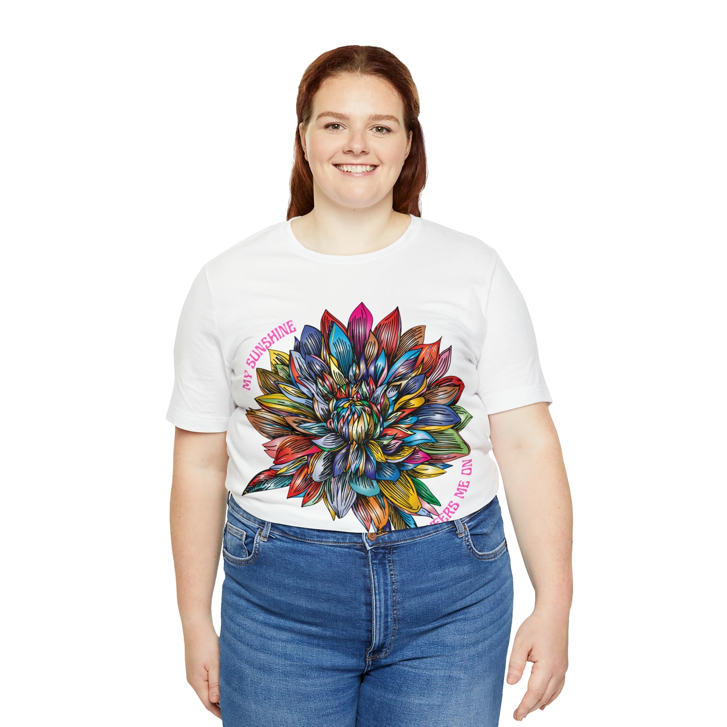 Memorial T-Shirt For Loss of Loved One, My Sunshine is Cheering Me On From Heaven