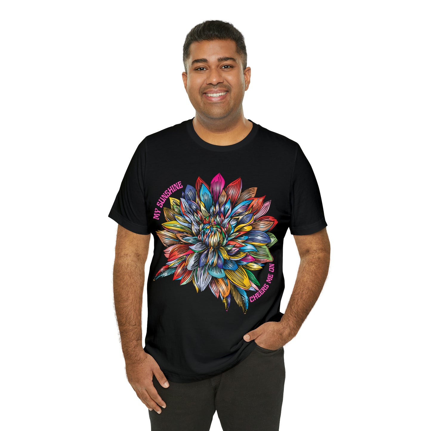 Memorial T-Shirt For Loss of Loved One, My Sunshine is Cheering Me On From Heaven