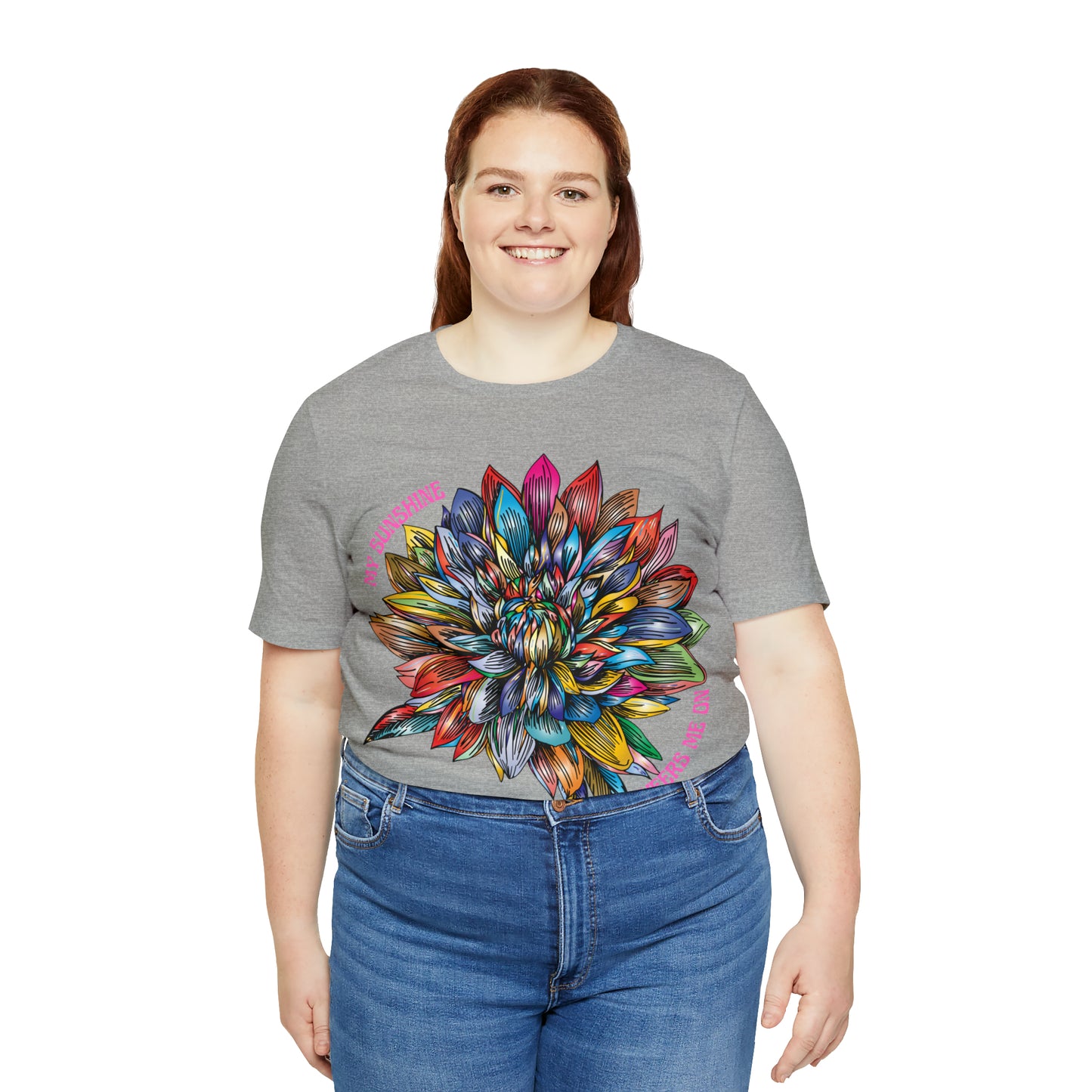 Memorial T-Shirt For Loss of Loved One, My Sunshine is Cheering Me On From Heaven