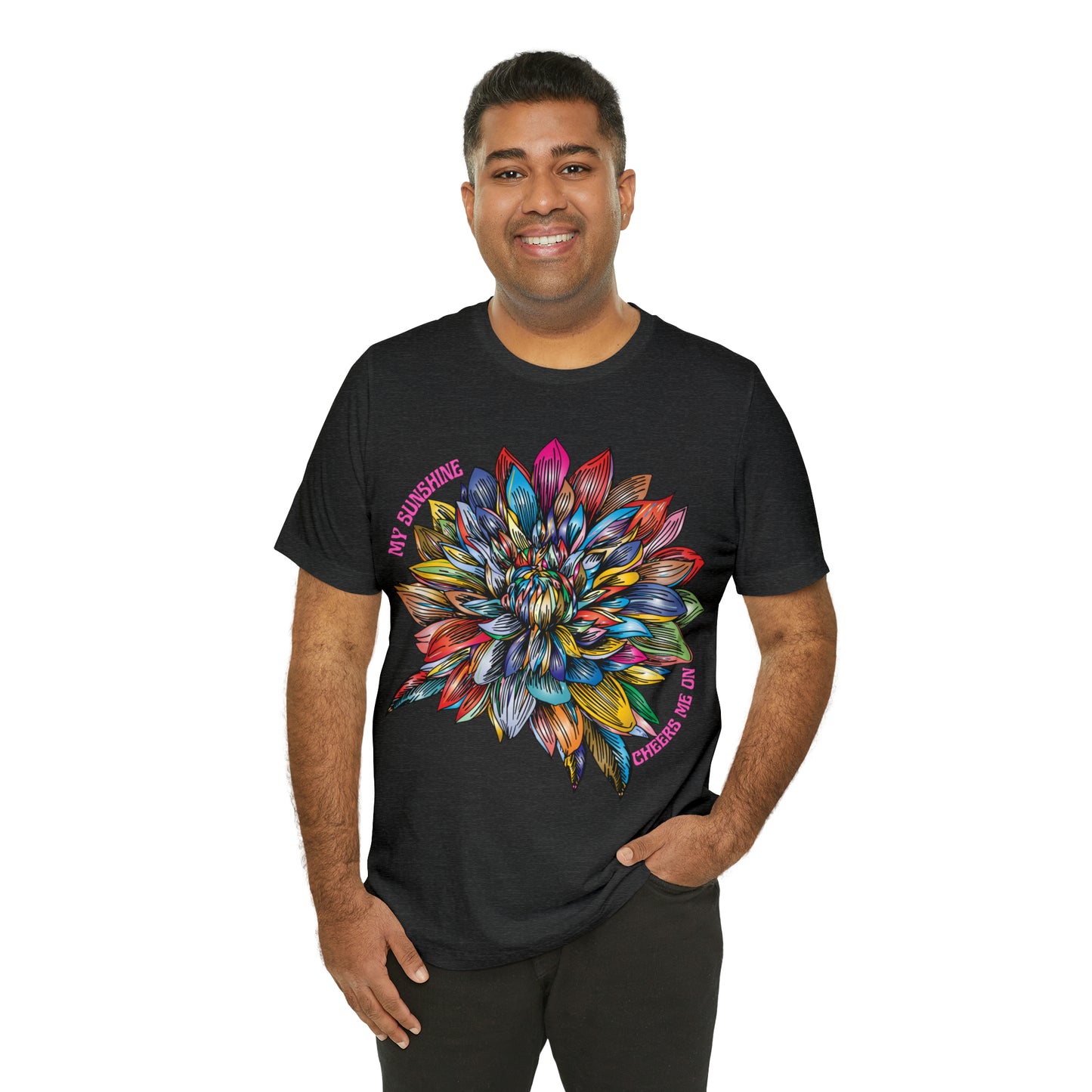 Memorial T-Shirt For Loss of Loved One, My Sunshine is Cheering Me On From Heaven