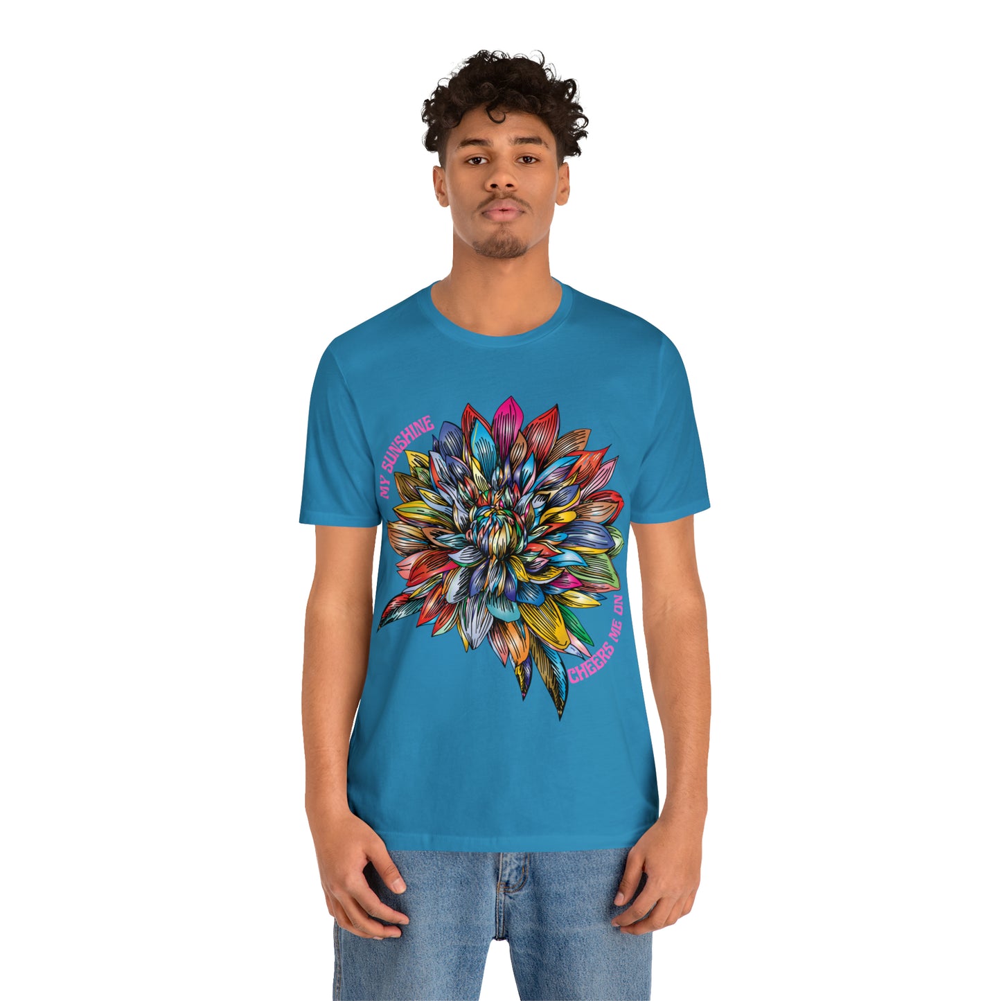 Memorial T-Shirt For Loss of Loved One, My Sunshine is Cheering Me On From Heaven