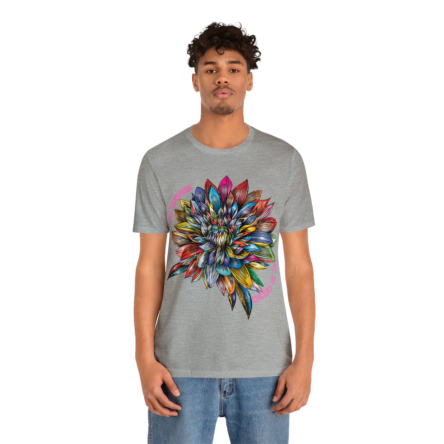 Memorial T-Shirt For Loss of Loved One, My Sunshine is Cheering Me On From Heaven