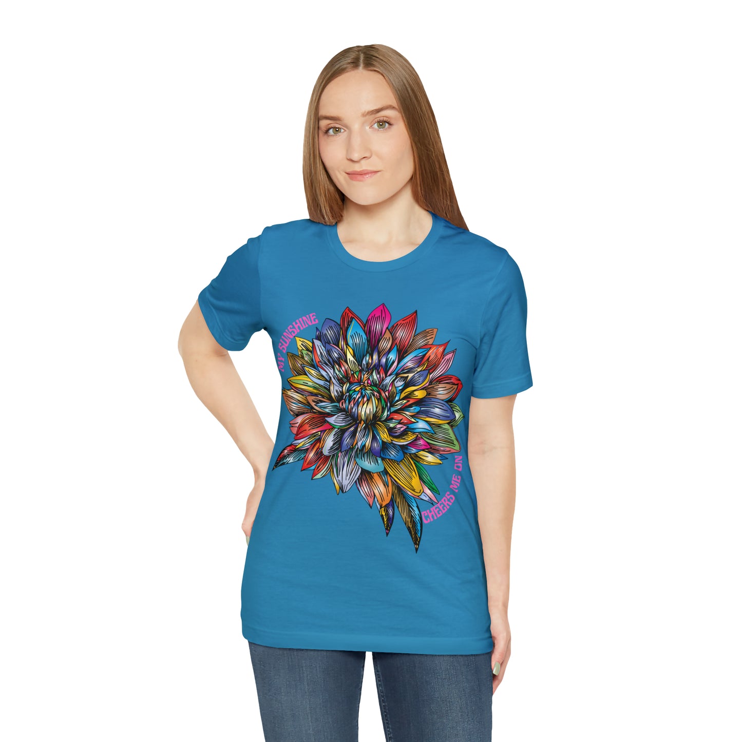 Memorial T-Shirt For Loss of Loved One, My Sunshine is Cheering Me On From Heaven