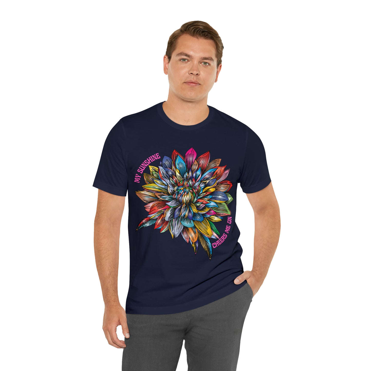 Memorial T-Shirt For Loss of Loved One, My Sunshine is Cheering Me On From Heaven