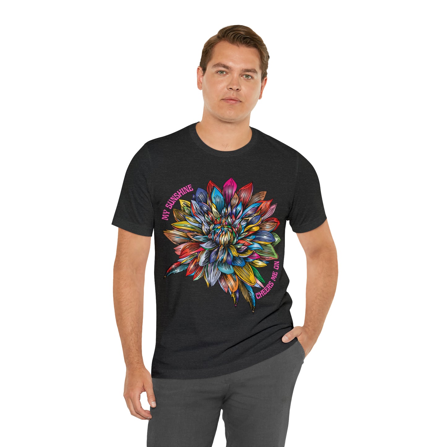 Memorial T-Shirt For Loss of Loved One, My Sunshine is Cheering Me On From Heaven