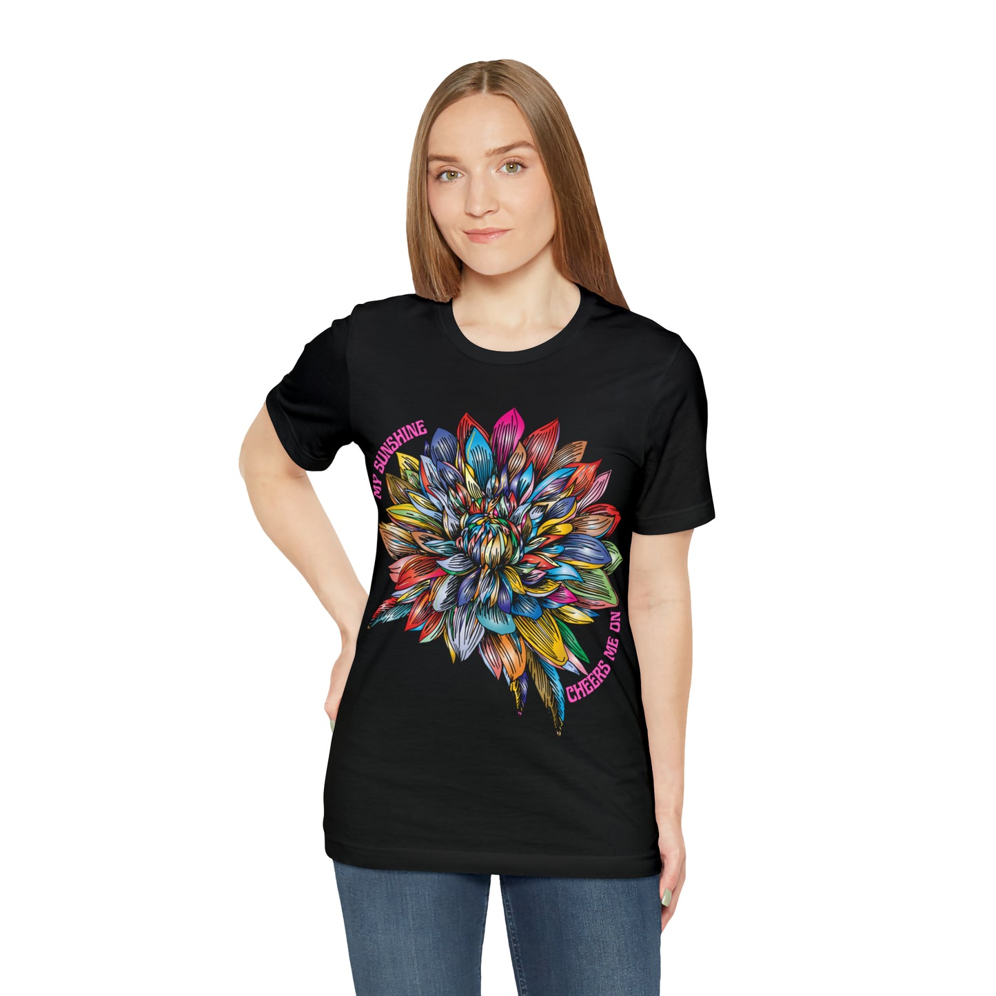 Memorial T-Shirt For Loss of Loved One, My Sunshine is Cheering Me On From Heaven