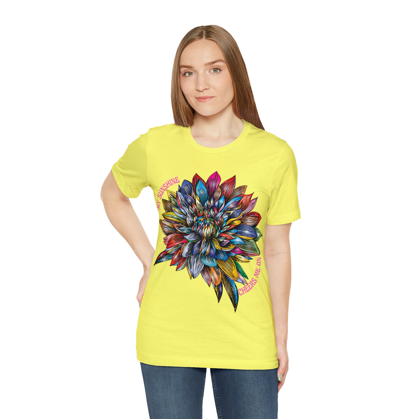 Memorial T-Shirt For Loss of Loved One, My Sunshine is Cheering Me On From Heaven