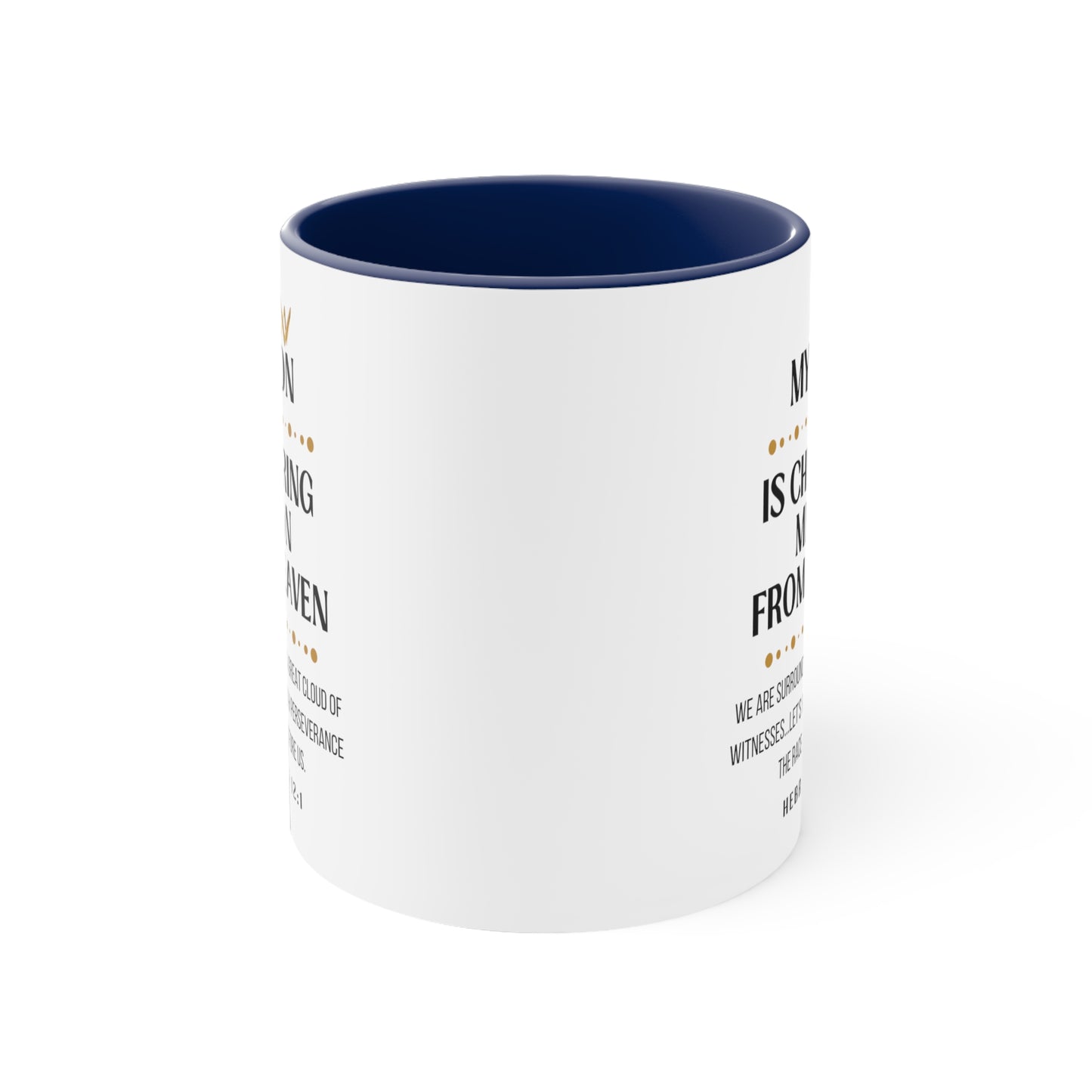 Son Memorial Gift Mug, Cheering Me on from Heaven