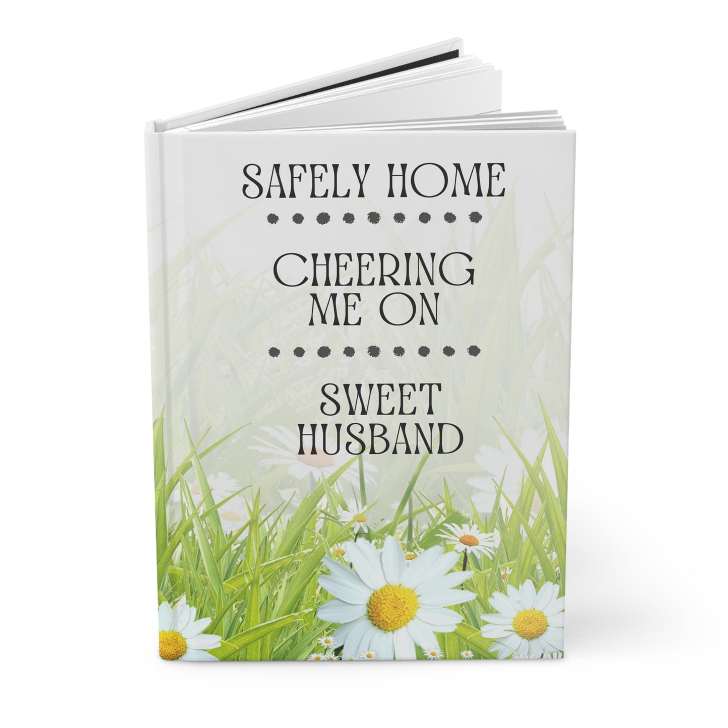 Grief Journal for Loss of Husband, Safely Home Cheering Me On
