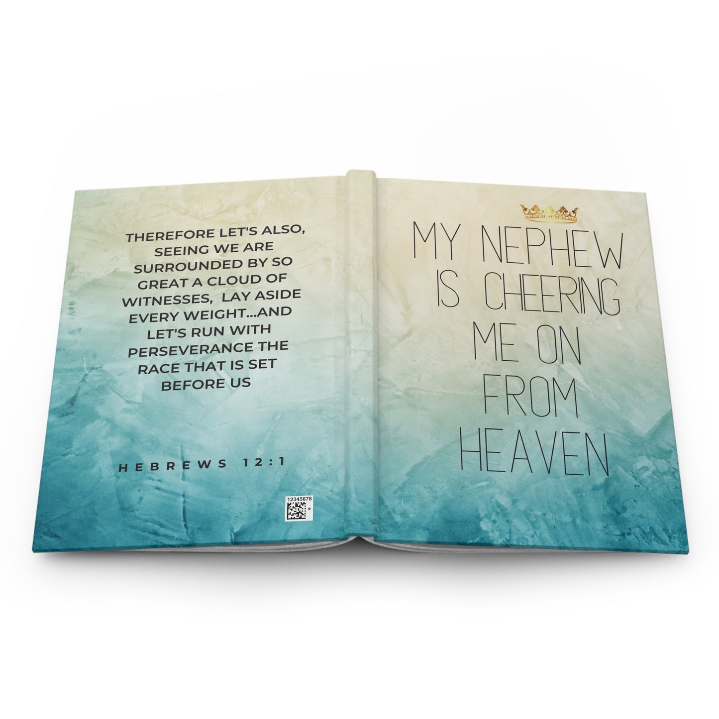 Grief Journal for Loss of Nephew, Cheering Me On From Heaven