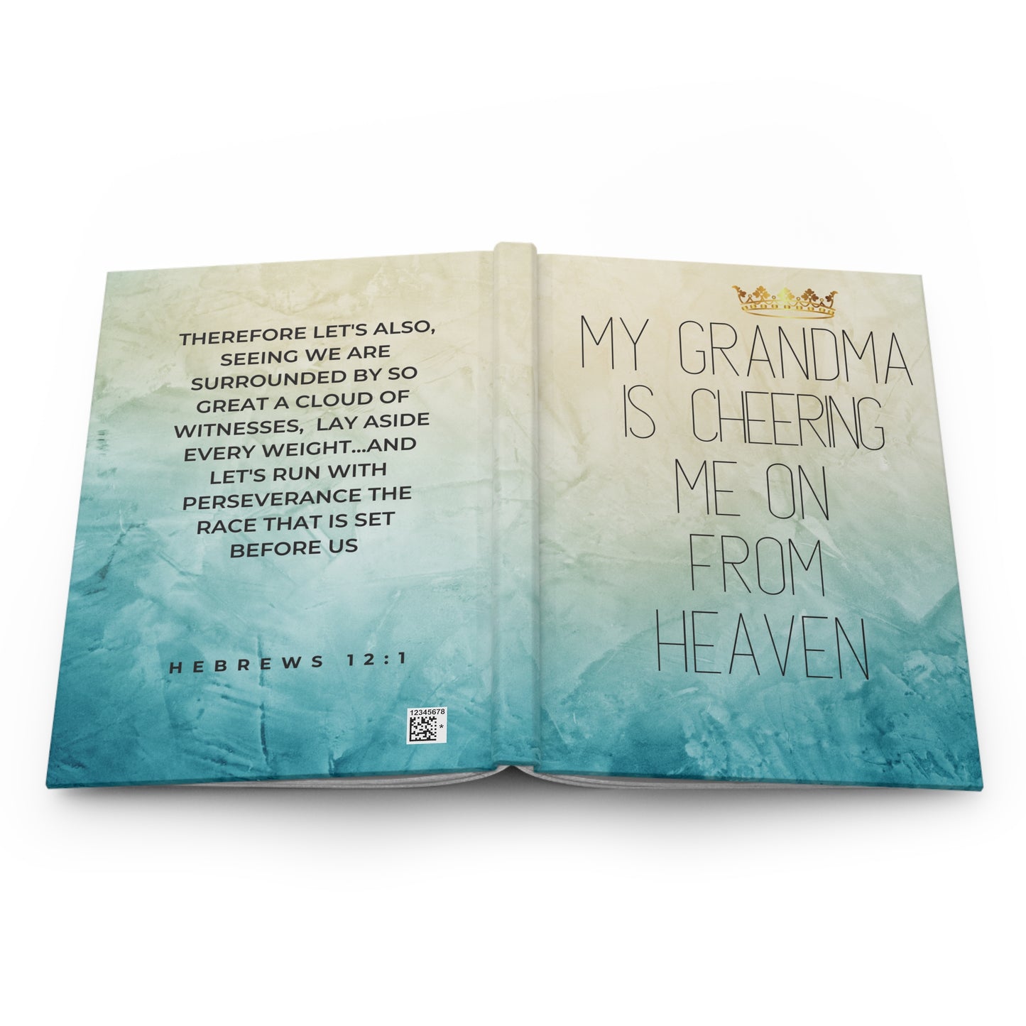 Grief Journal for Loss of Grandma, Cheering Me On From Heaven