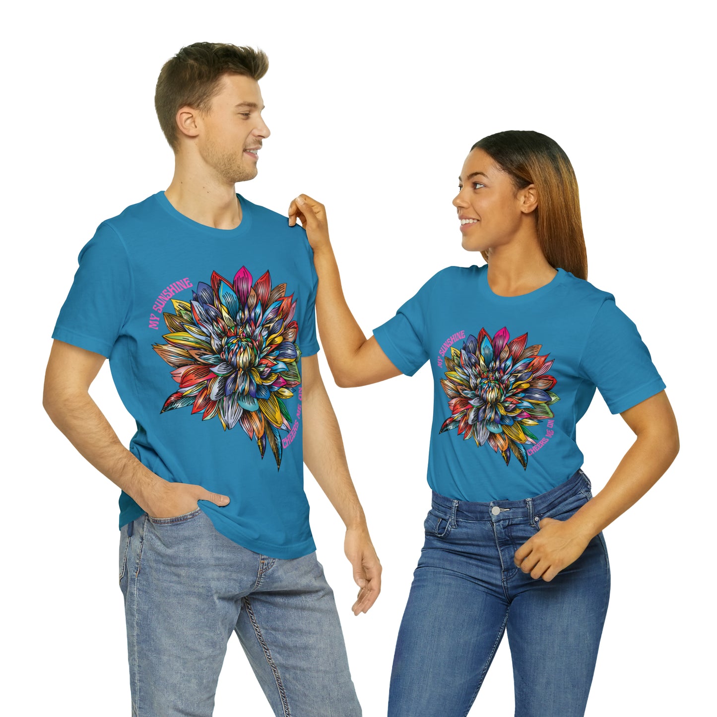 Memorial T-Shirt For Loss of Loved One, My Sunshine is Cheering Me On From Heaven