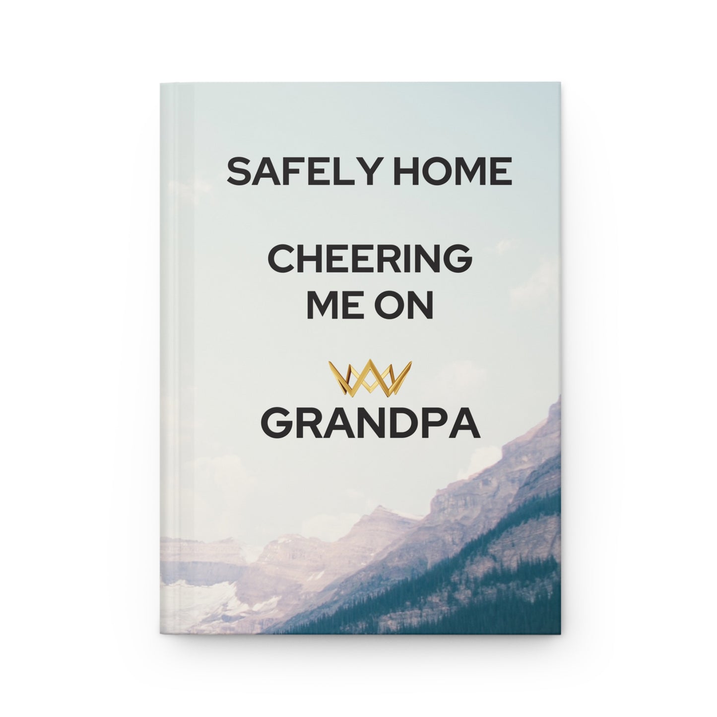 Grief Journal for Loss of Grandpa, Safely Home Cheering Me On