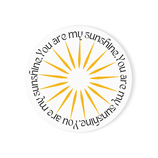 Coaster for Candles, Mugs, Glasses, You Are My Sunshine, Personalization Available