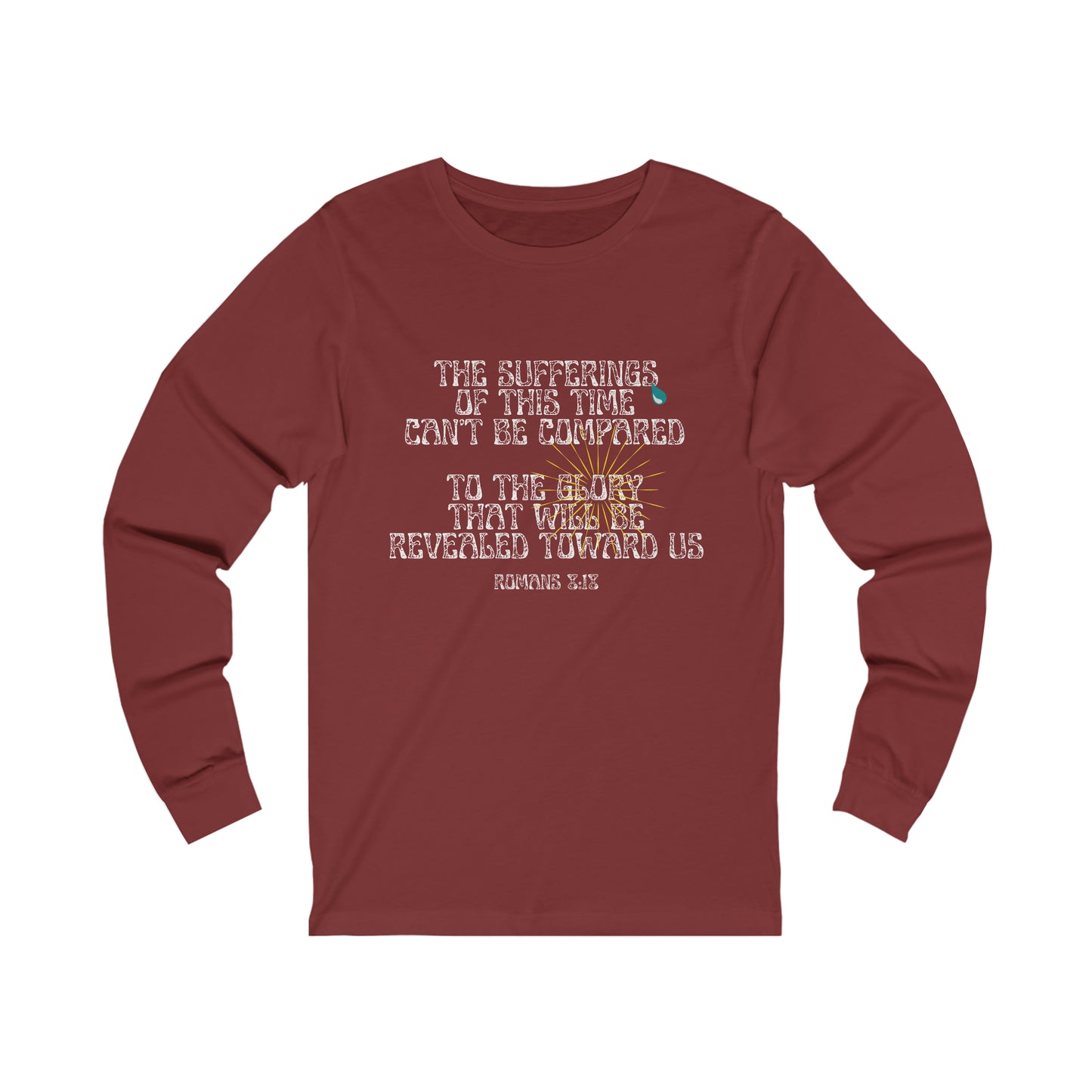 The Sufferings of This Present Time Unisex Jersey Long Sleeve Tee