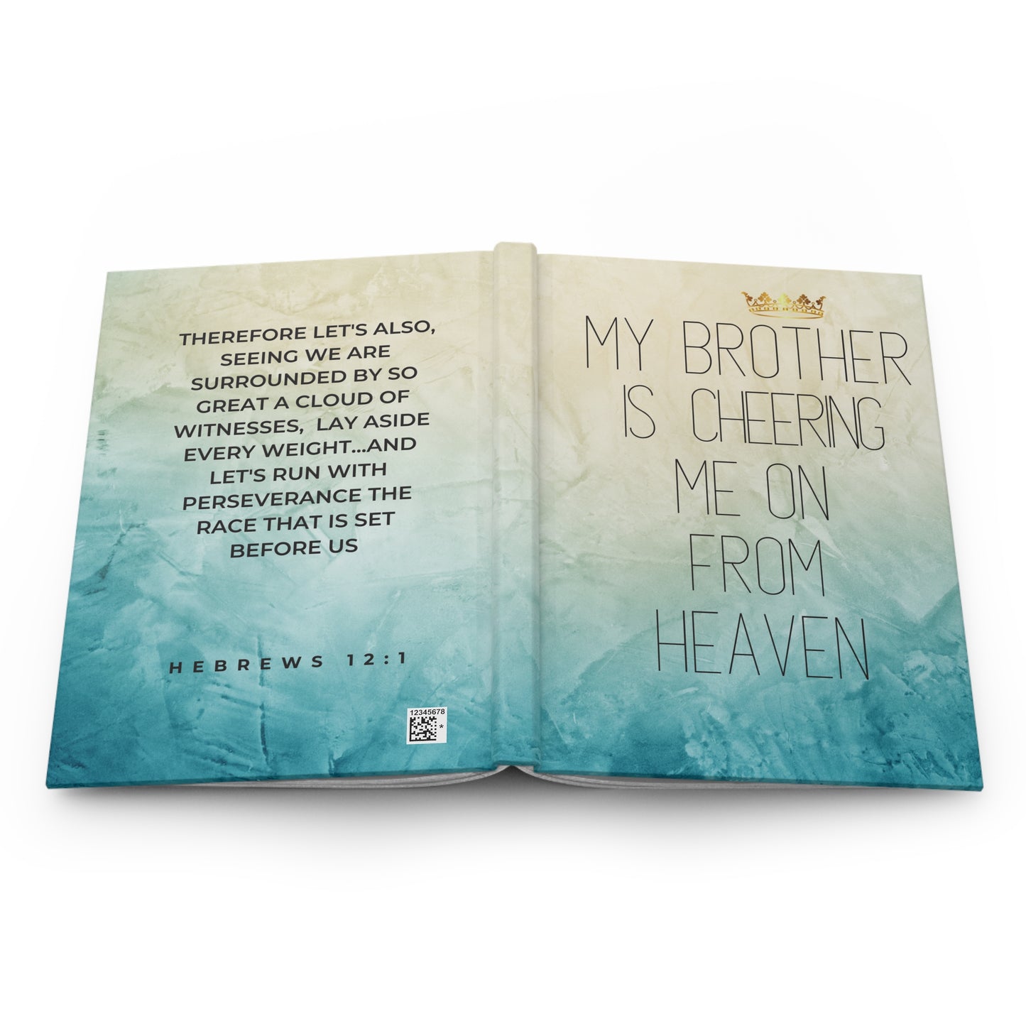 Grief Journal for Loss of Brother, Cheering Me On From Heaven