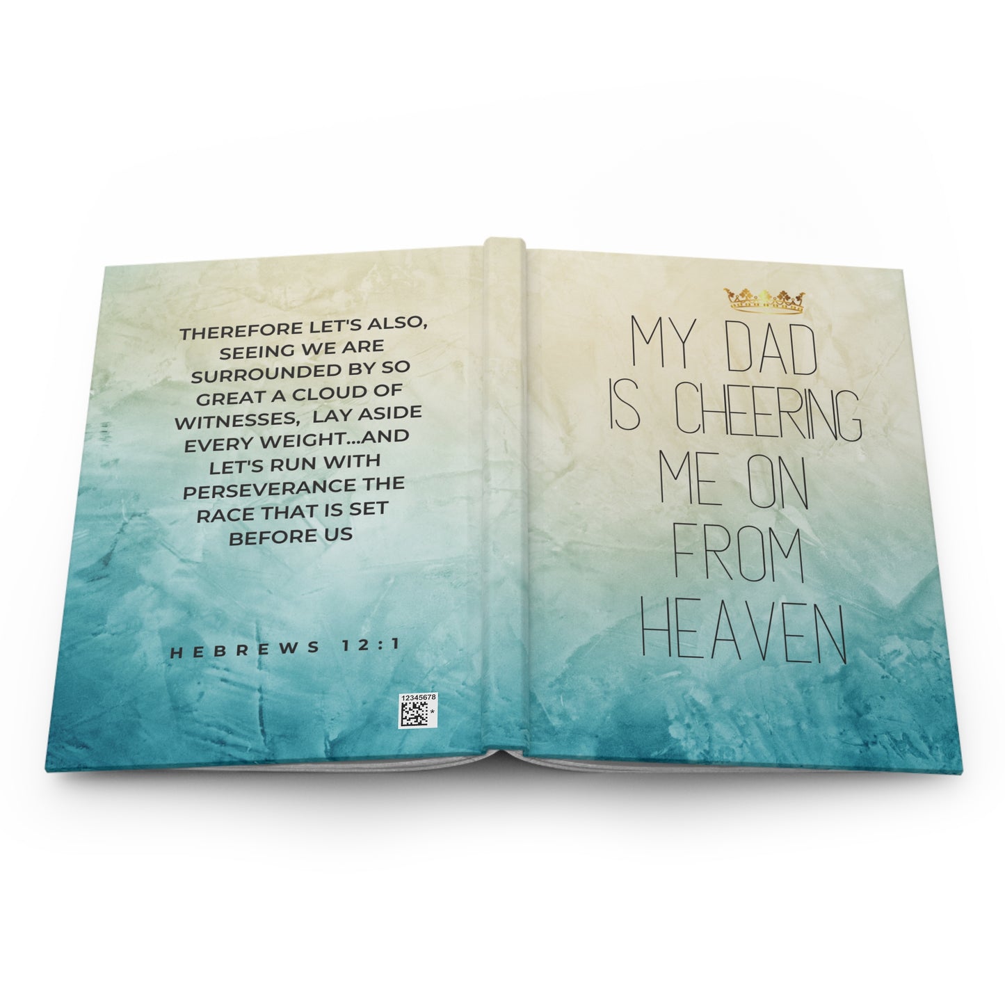 Grief Journal for Loss of Father, Cheering Me On From Heaven