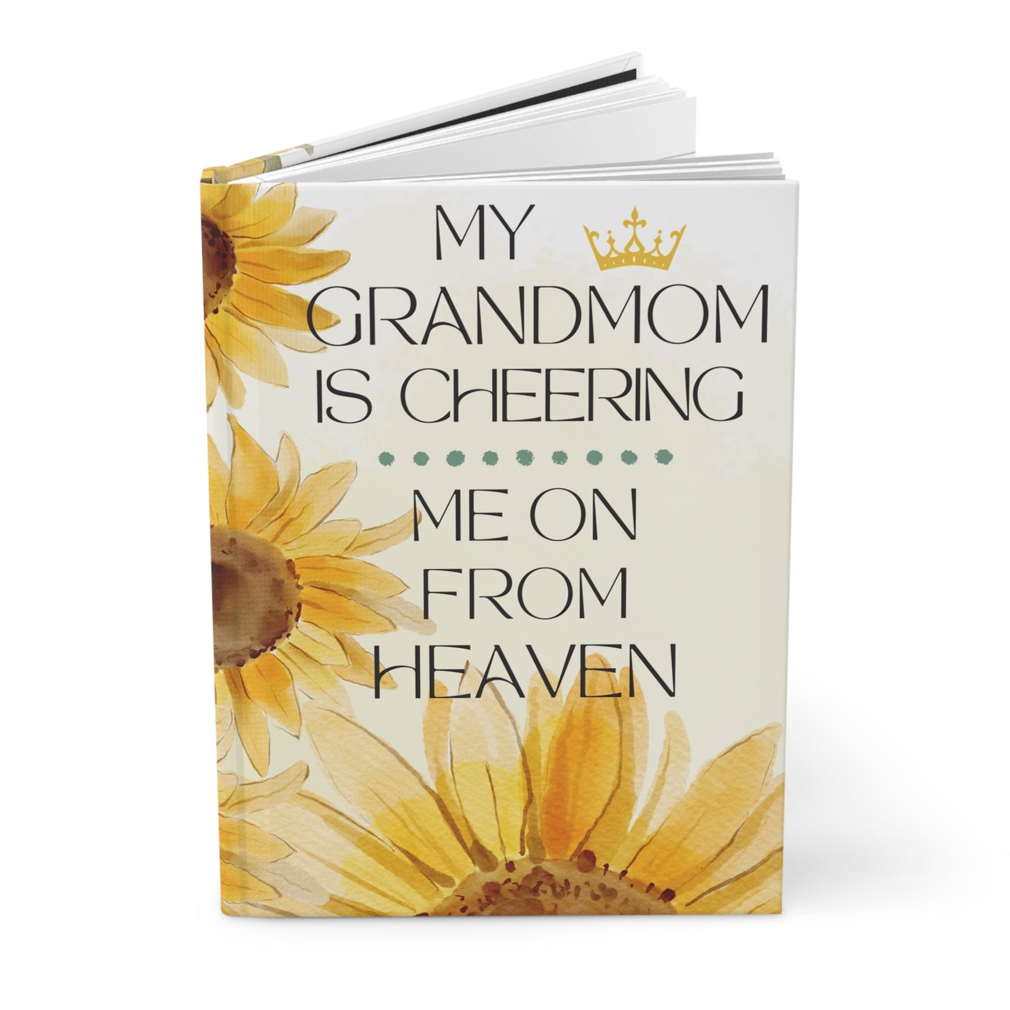 Grief Journal for Loss of Grandmom, Cheering Me On From Heaven