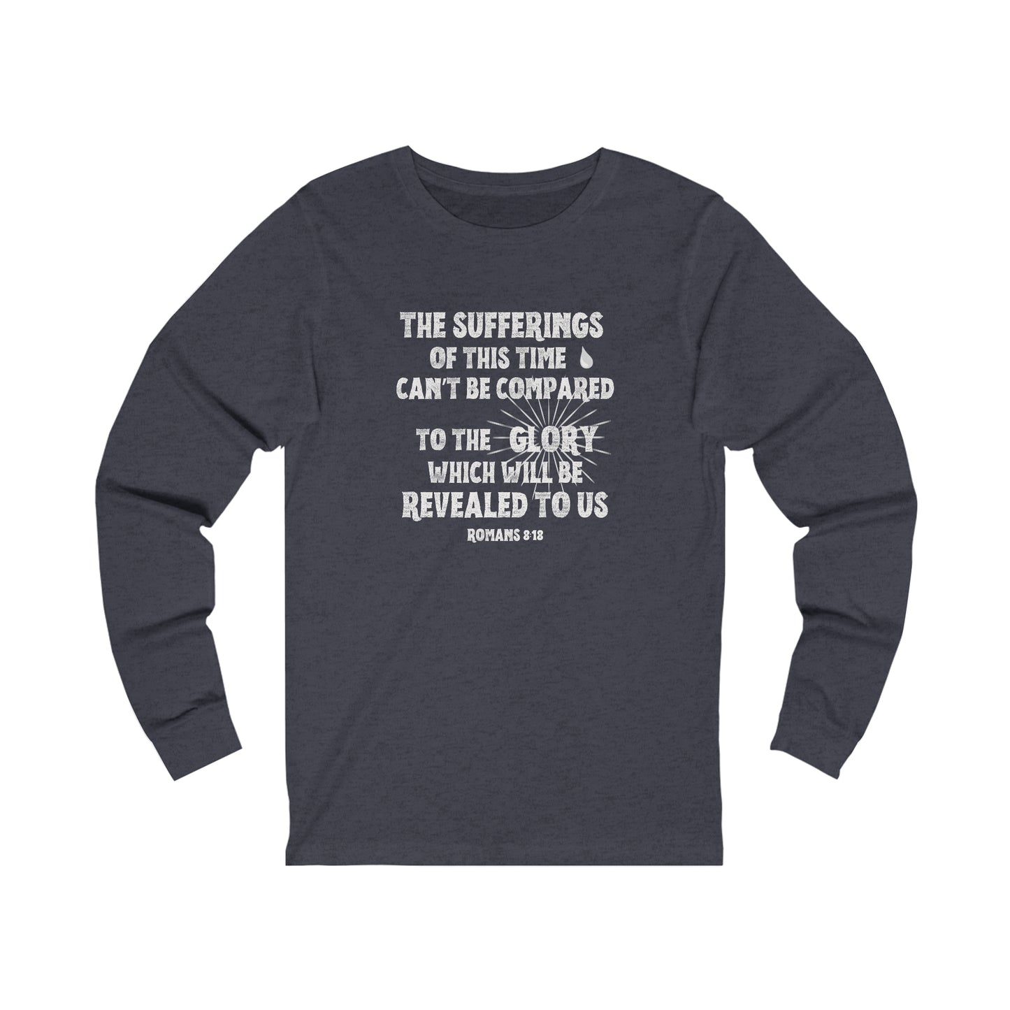 The Sufferings Of This Present Time Unisex Jersey Long Sleeve Tee