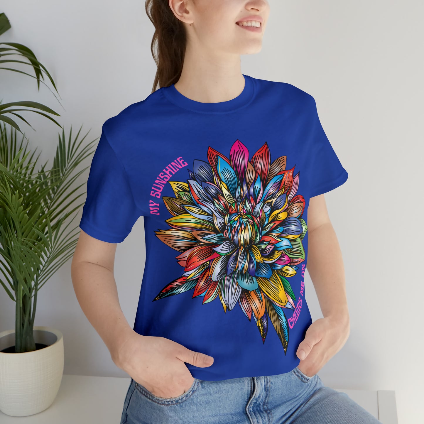 Memorial T-Shirt For Loss of Loved One, My Sunshine is Cheering Me On From Heaven